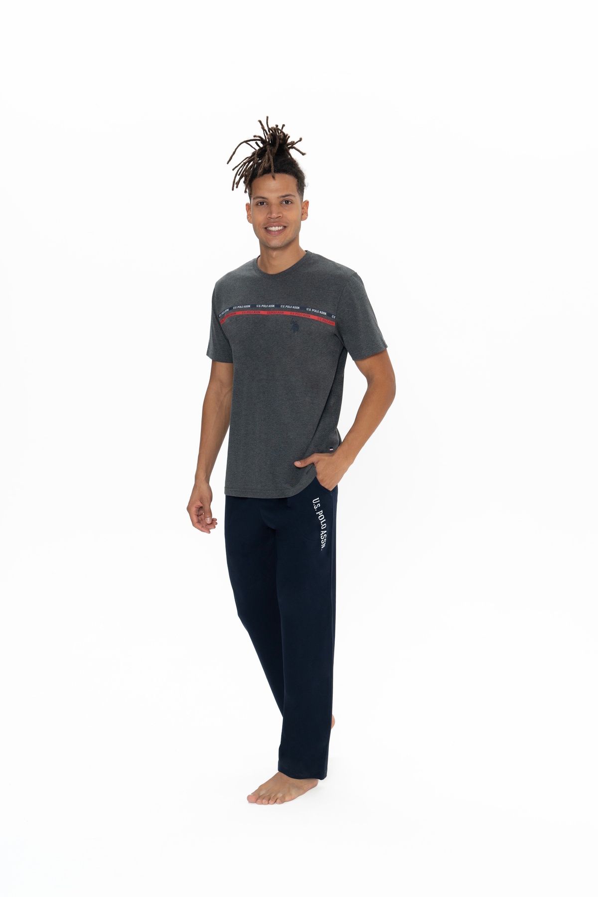 U.S. Polo Assn. U.S. Polo Assn. Erkek T-Shirt&Pijama Altı Takım Ev Giyim - ARASS18J89W5J