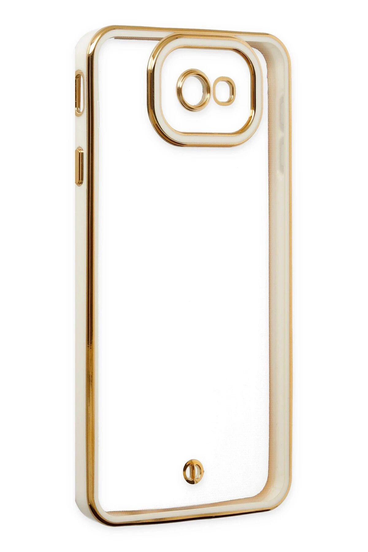 NewFace Samsung Galaxy J7 Prime Kılıf Liva Lens Silikon - Beyaz SVLRS