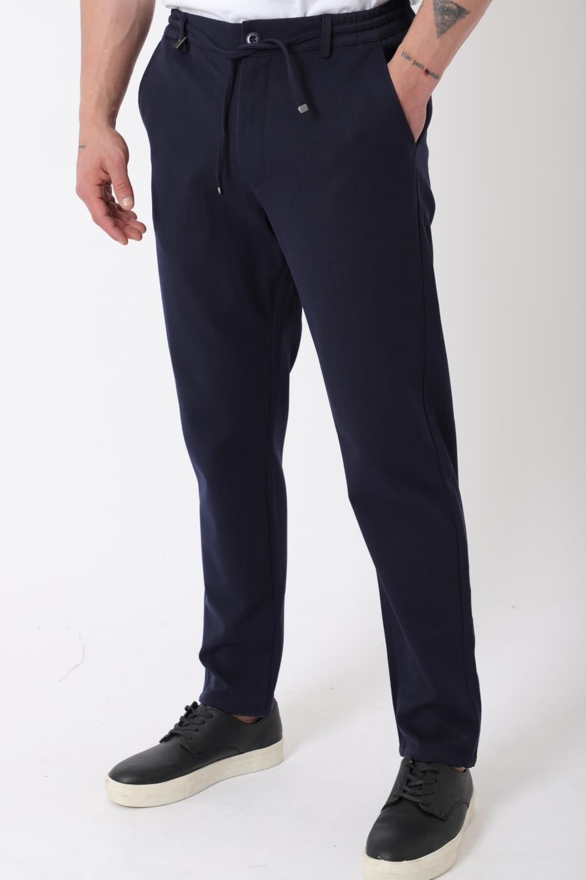 Stilkombin Bel Lastikli Spor En Boy Jogger Pantolon CPT-4_0400