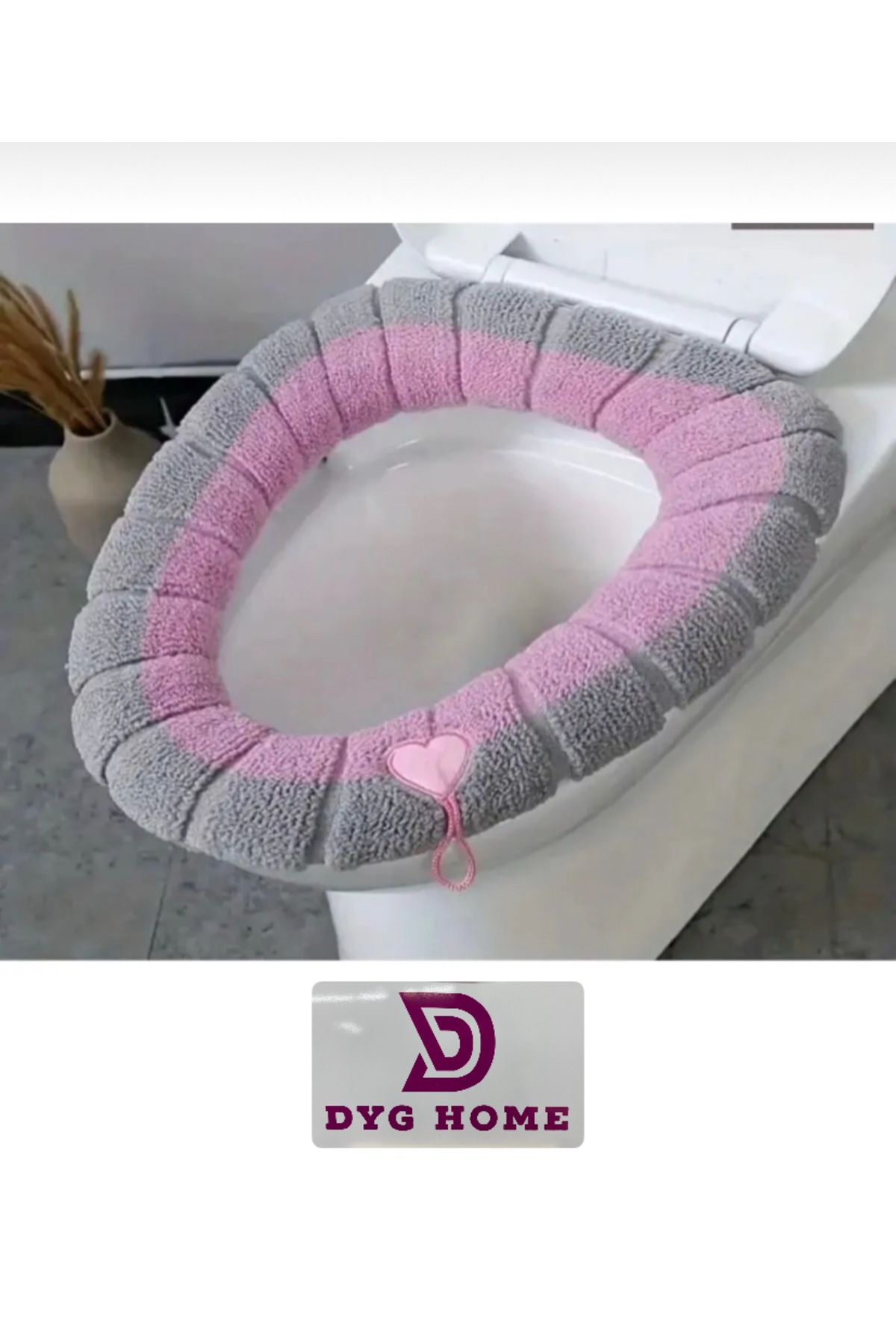 dyg home Tuvalet Klozet Kapağı Kılıfı Yüksek Kaliteli Yıkanabilir Kalın Tuvalet Banyo Dekorasyon