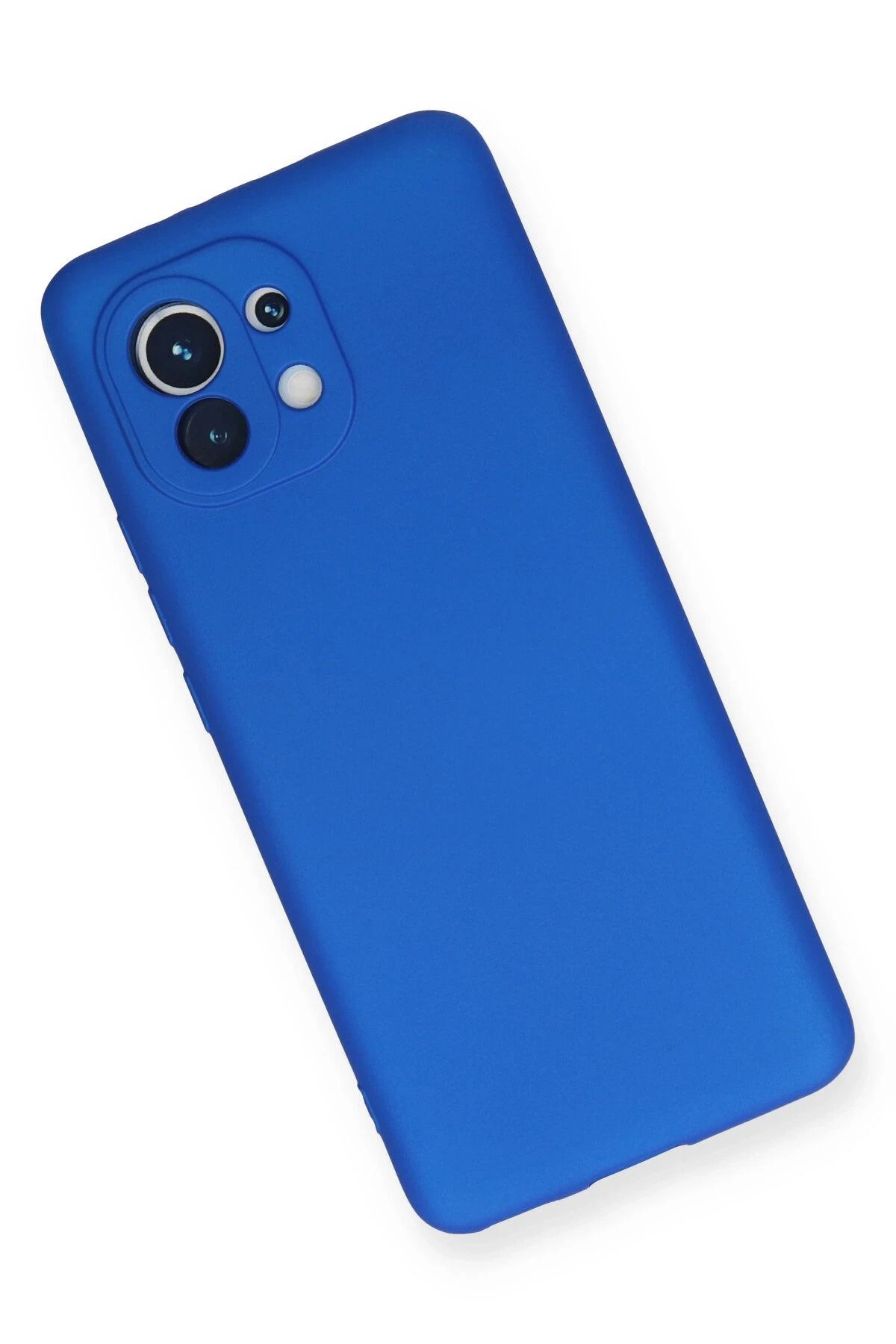 NewFace Xiaomi Mi 11 Kılıf First Silikon - Mavi SVLRS
