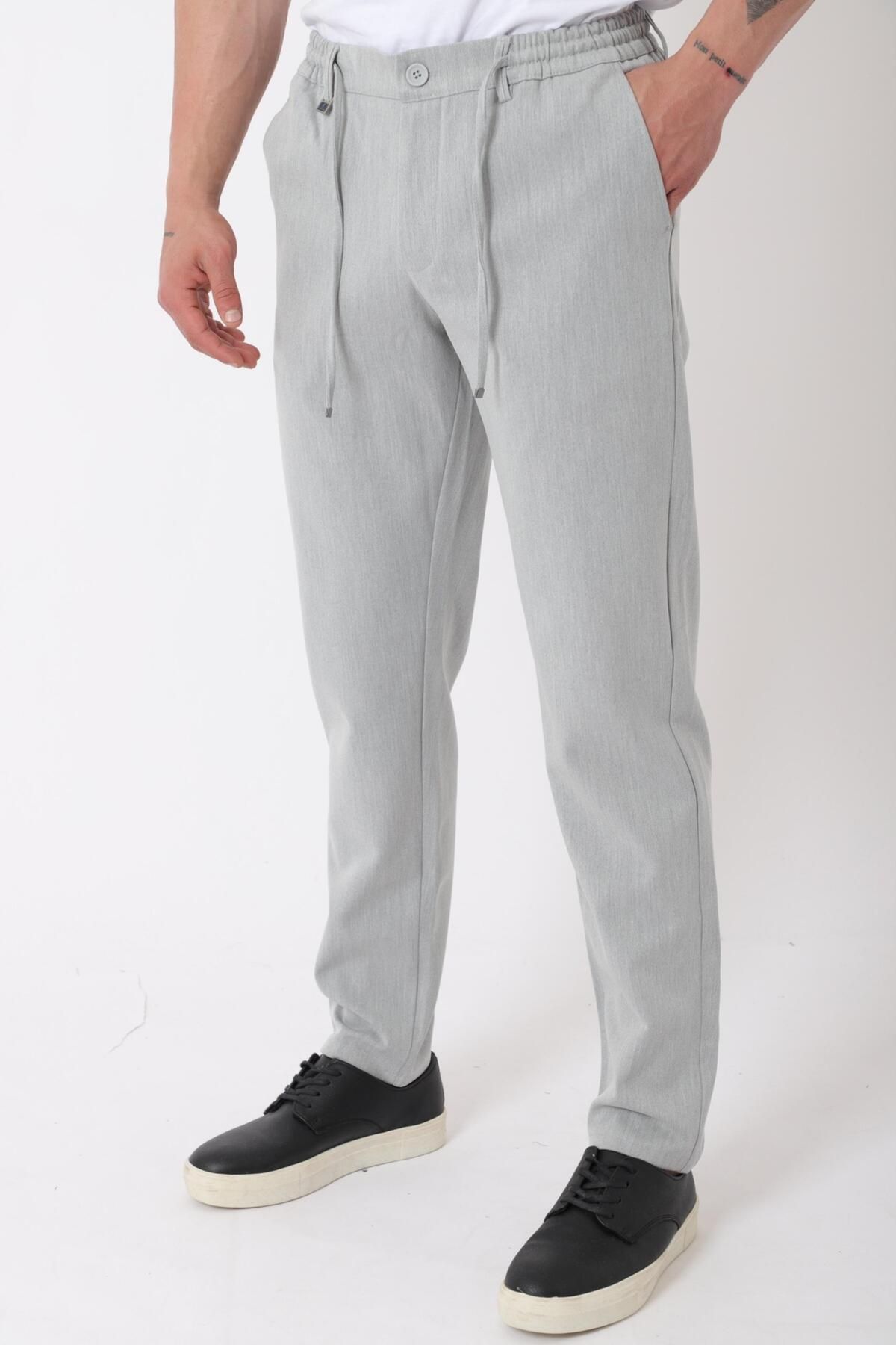 Stilkombin Bel Lastikli Spor En Boy Jogger Pantolon CPT-4_0400
