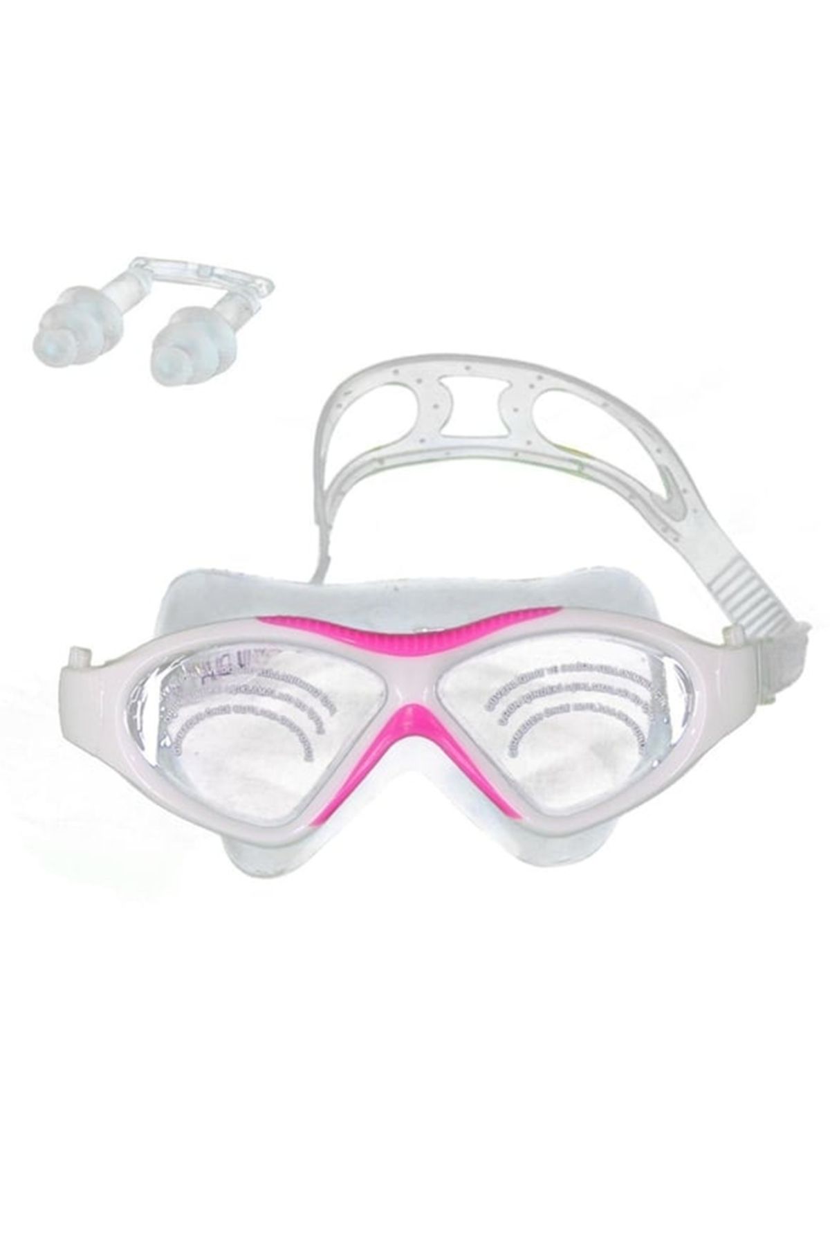 BERMUDA 8170-S Antifog Sörf Yüzücü Gözlüğü Beyaz/Pembe