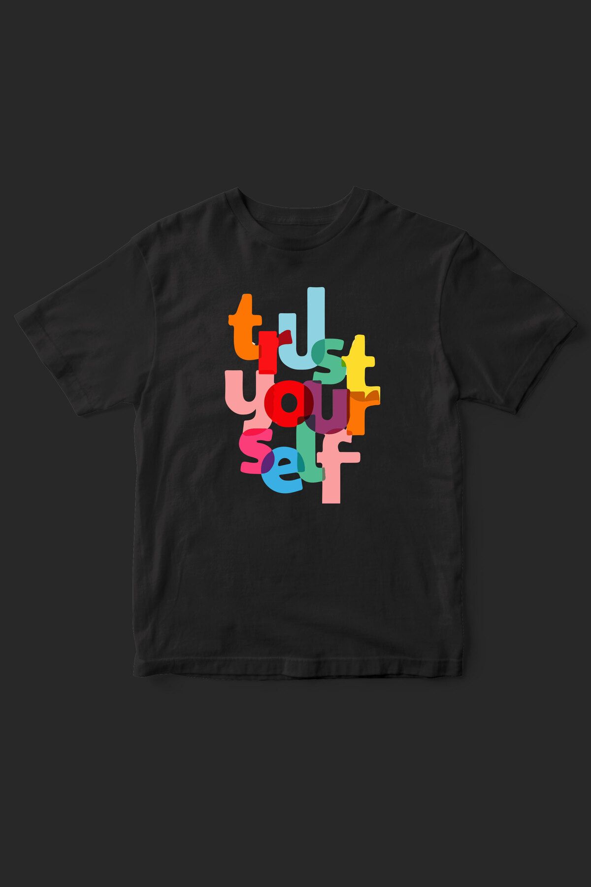 beloved.co trust yourself baskılı t-shirt
