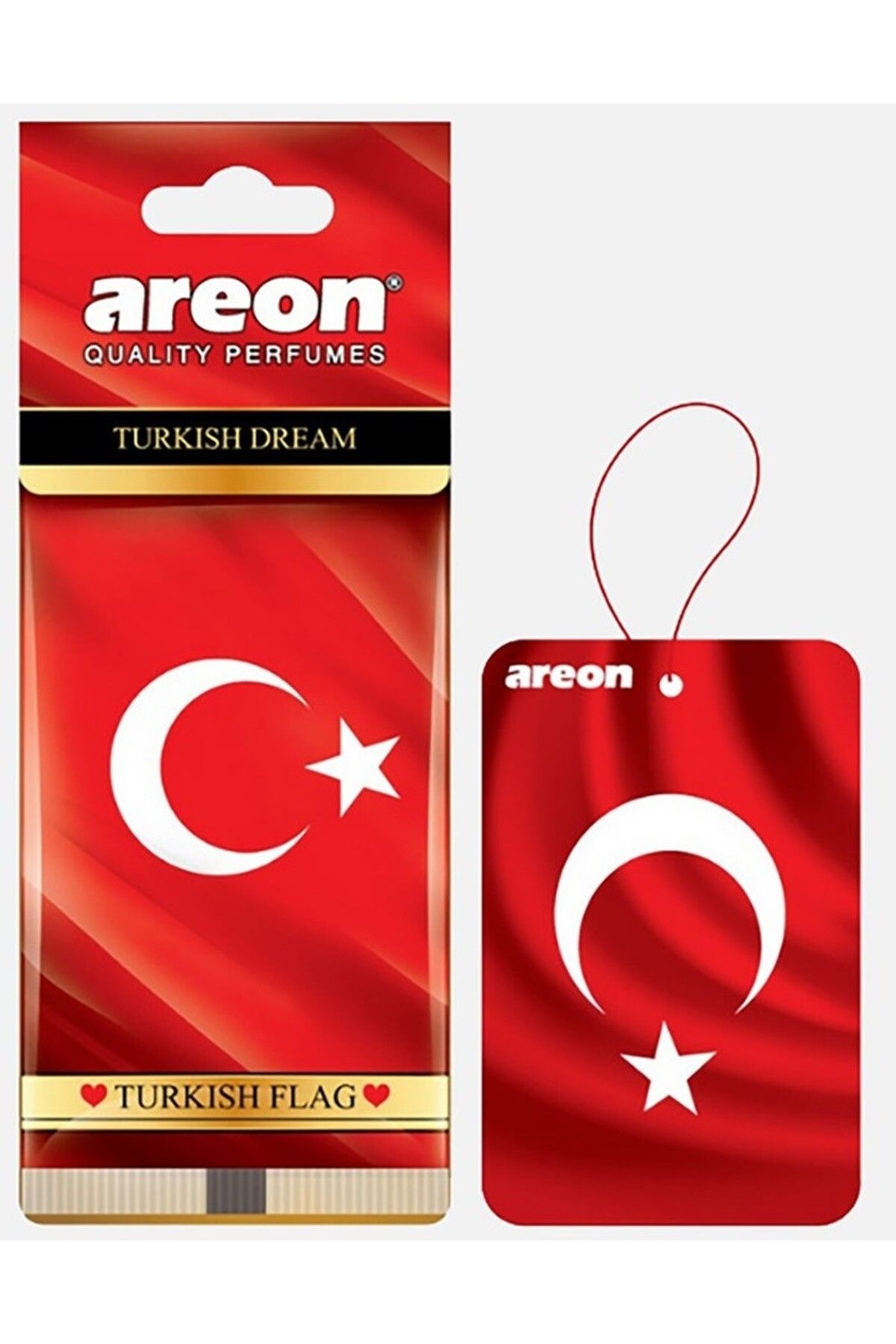 AREON X Türk Bayrağı Kaliteli Oto Kokusu
