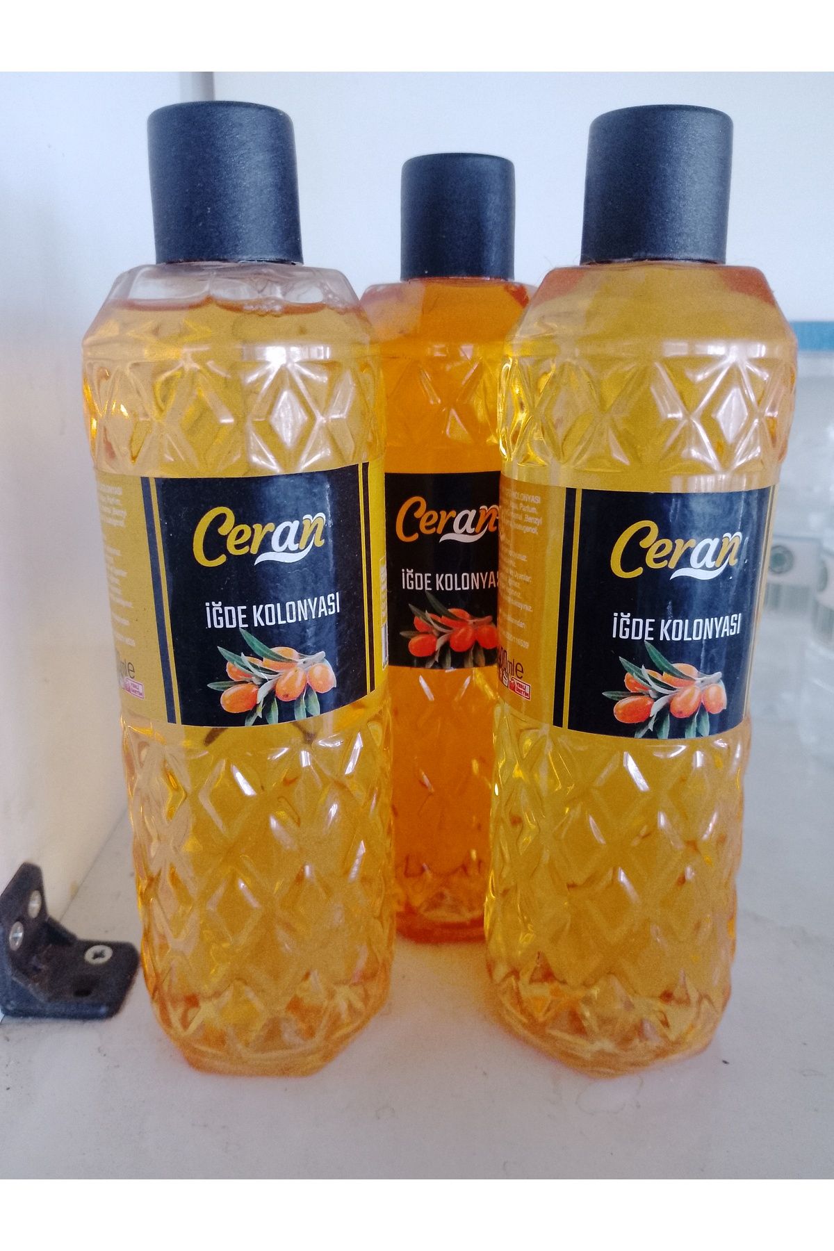 Ceran 400 ml.iğde çiçeği kolonyası 3 adet