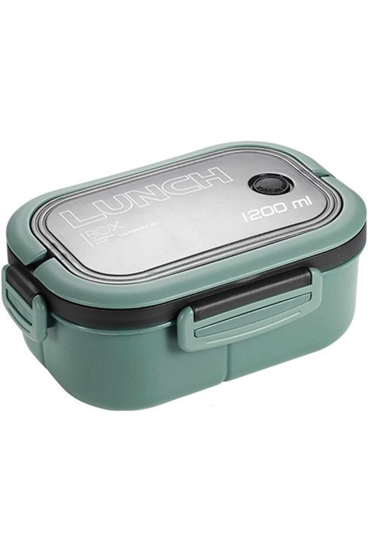teknotrust Rom 1200 ml 2 Katlı 6 Bölmeli BPA'sız PP Plastik Sefer Tası ve Beslenme Çantası - Hava Kilitli