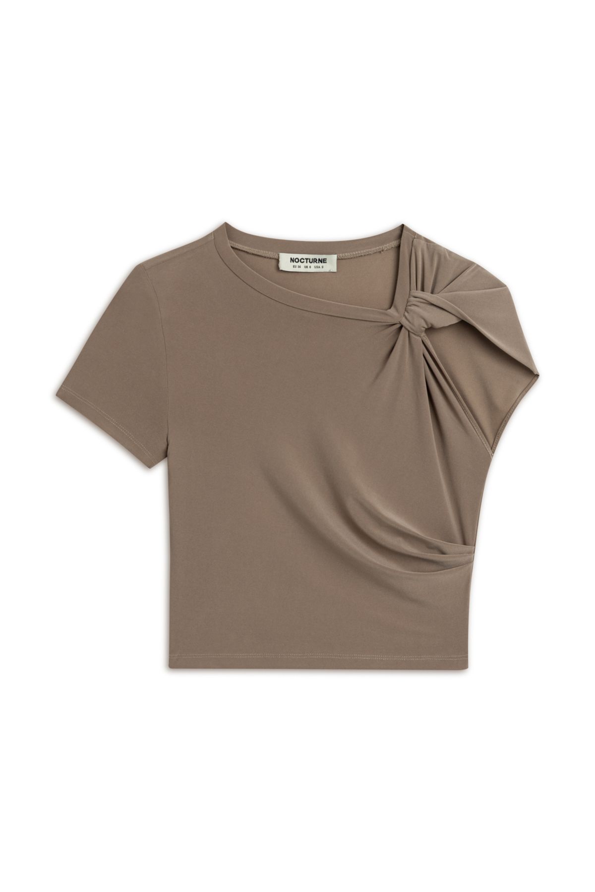 Nocturne-Crop Top cu detaliu răsucit 7