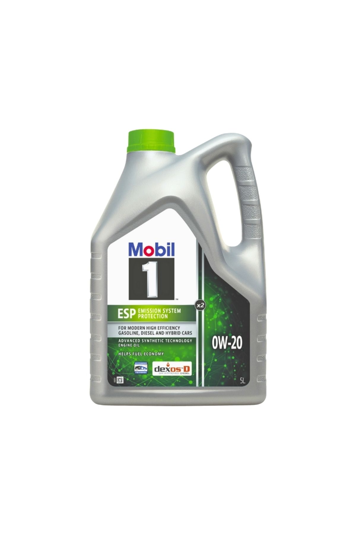 Mobil 1 ESP X2 0W-20 Gelişmiş Tam Sentetik Motor Yağı - 5 Lt.
