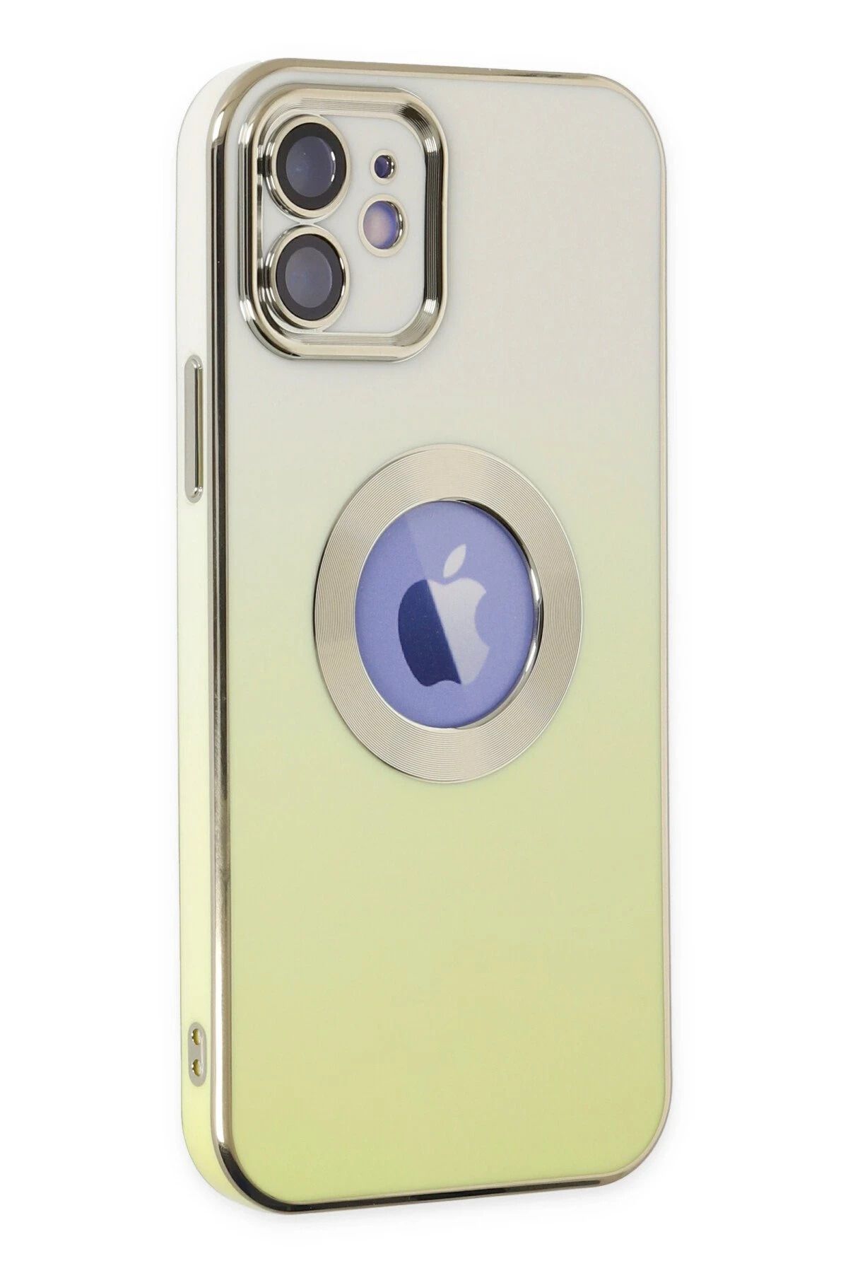 NewFace iPhone 12 Kılıf Best Silikon - Sarı SVLRS