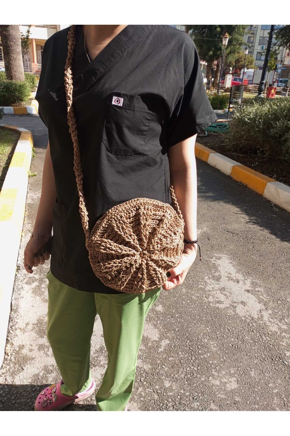 ipek butik İpek butik yuvarlak Makaron çanta