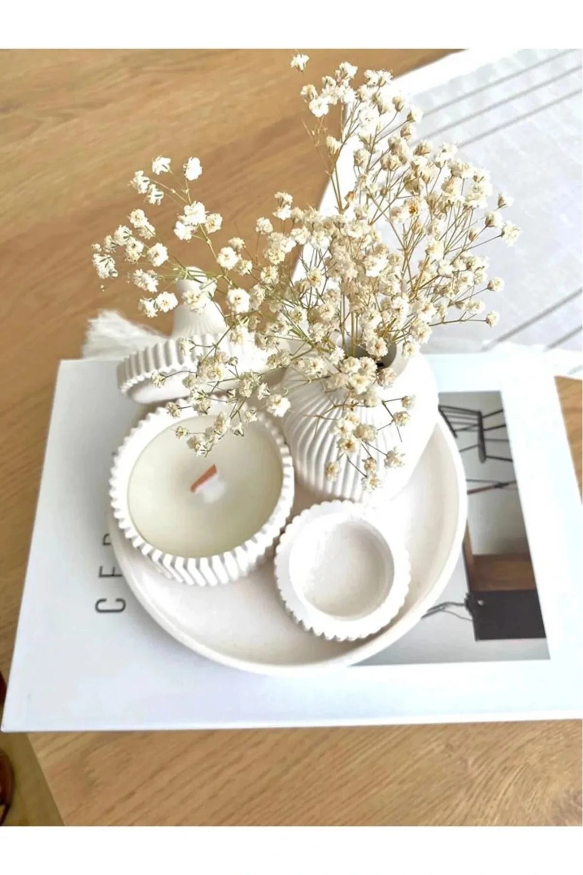 Shop58 Hediyecantam El Yapımı Mumluk 5 parça