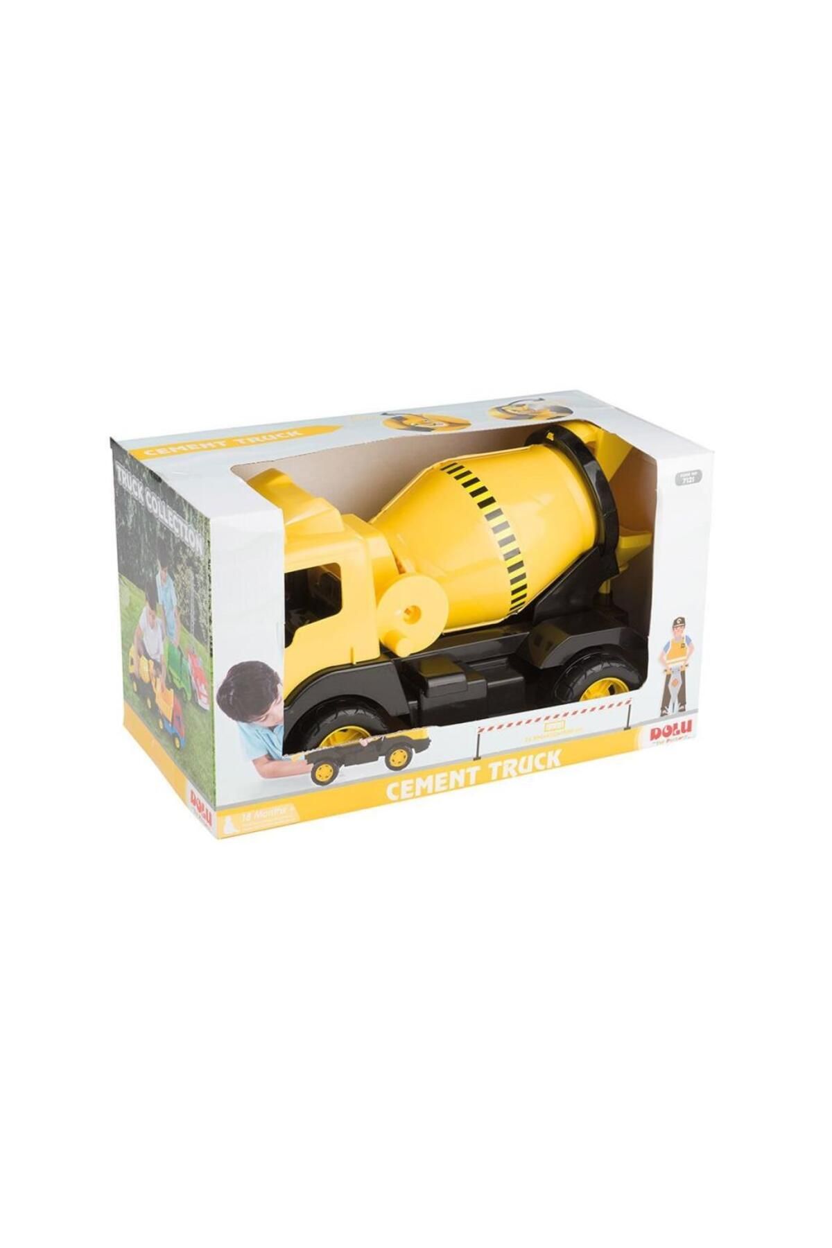 Shop58 7121 OYUNCAK -CIMENTO KAMYONU PENCELI KUTUDA 42 CM