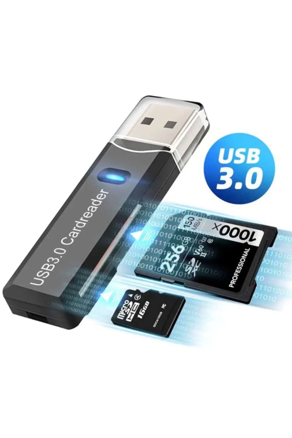 Datastar USB 2,0 3,0 Micro SD Kart Çevirici Card Reader Kart Okuyucu