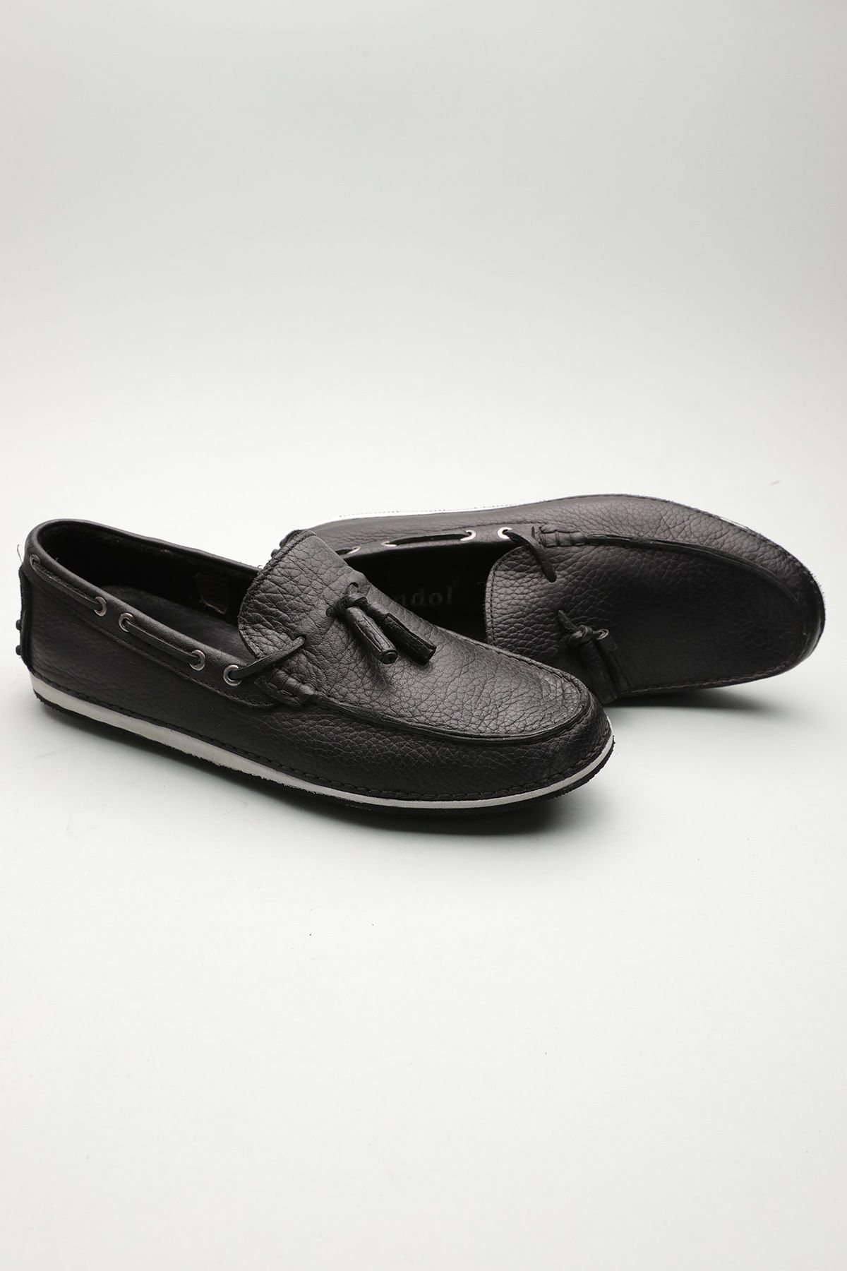 Gondol Erkek Hakiki Deri Klasik Loafer Siyah 40 ttx.601147