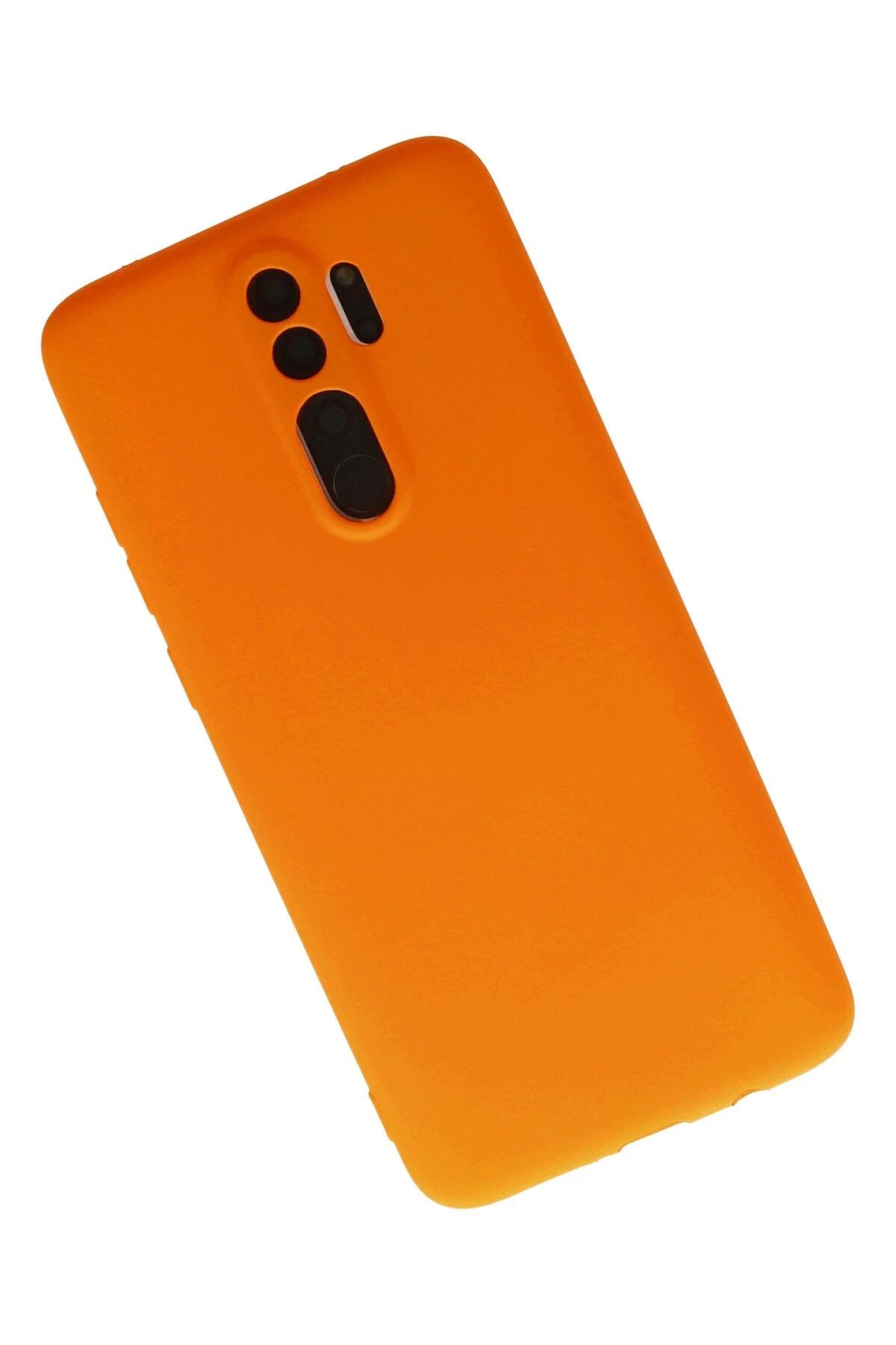 NewFace Xiaomi Redmi Note 8 Pro Kılıf First Silikon - Turuncu SVLRS