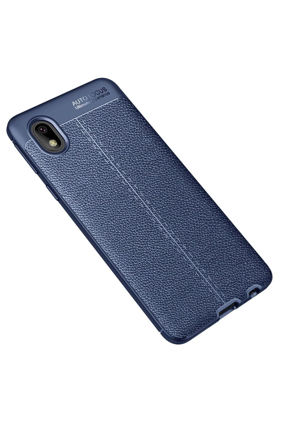 NewFace Samsung Galaxy A01 Core Kılıf Auto Focus Kapak - Lacivert GLSTD