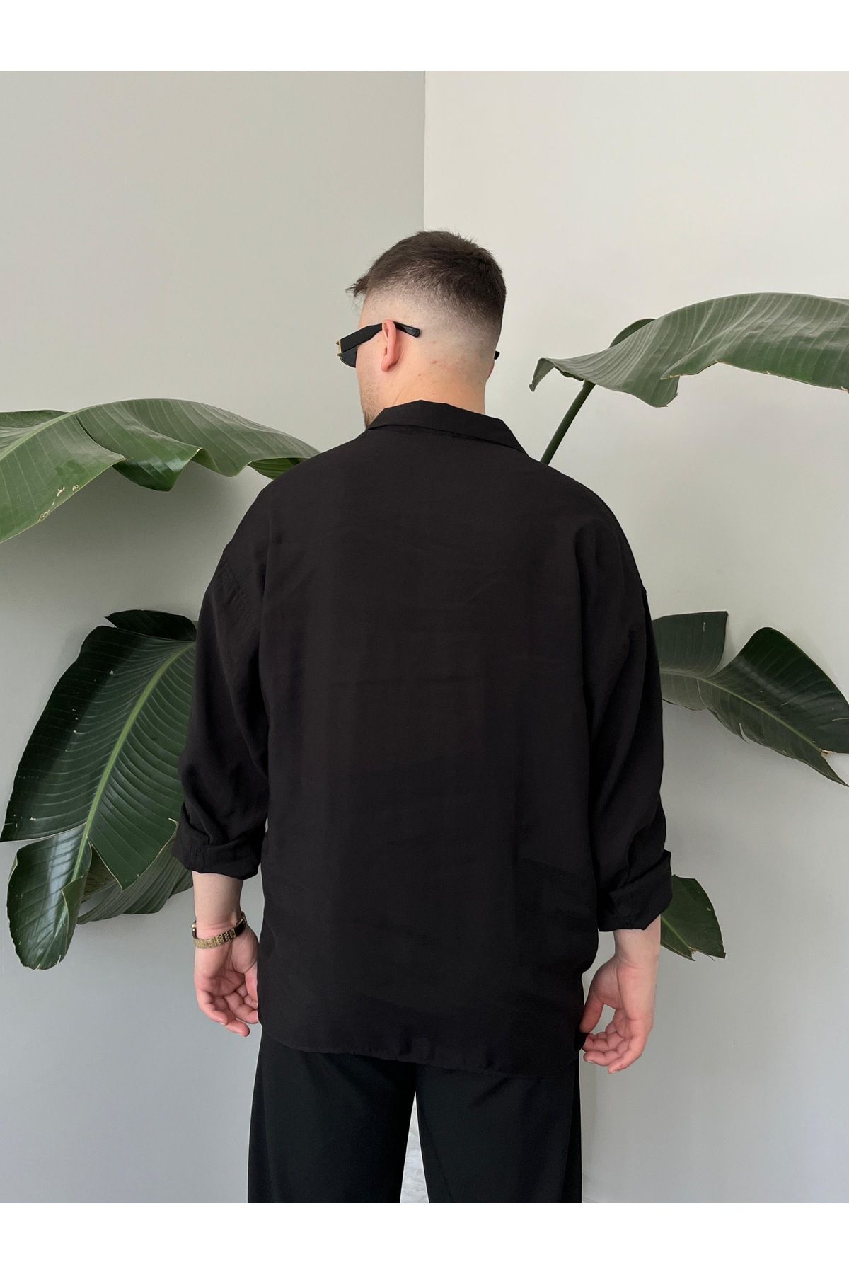 HAWKKİNG Erkek Oversize Modal Gömlek