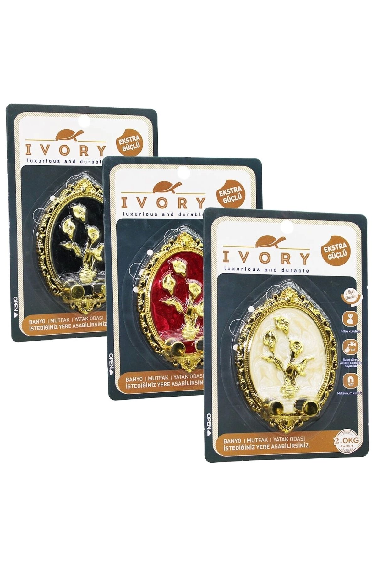 STOREMAX ESKİTME 2Lİ LÜX YAPIŞKAN ASKI 2KG (5047)