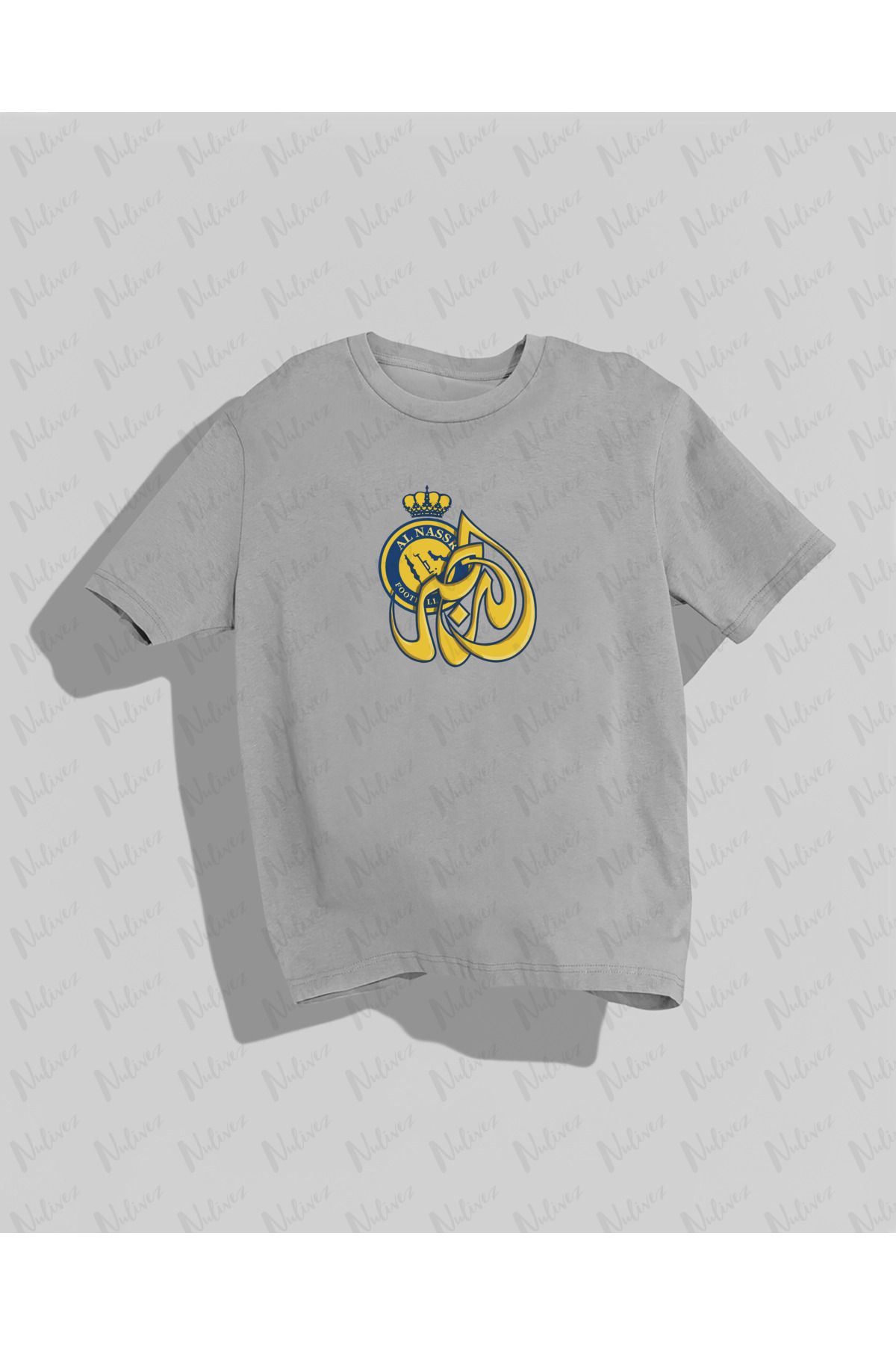 Nulivez AL-NASSR Tasarımı Baskılı Yüksek Kalite Kompakt Unisex Oversize T-Shirt