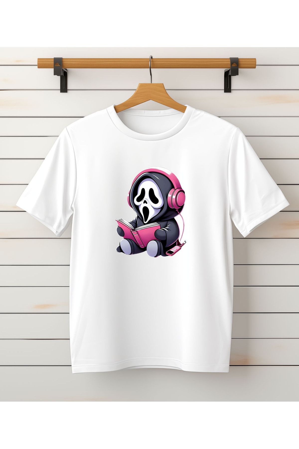 ASELİNDA Çığlık Baskılı Unisex T-shirt