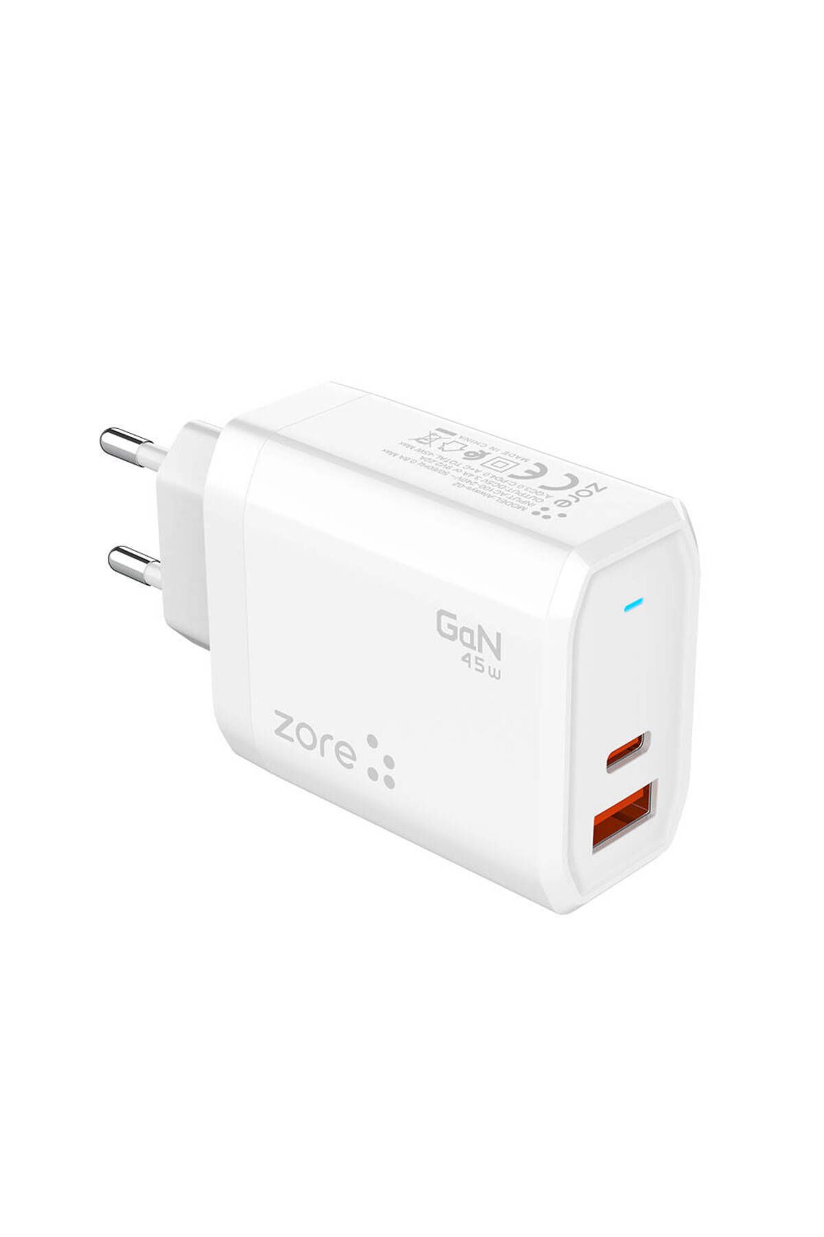 Sevela SVL Always-02 GaN Tech Type-C PD4.0 USB-A QC3.0 Hızlı Şarj Özellikli Seyahat Şarj Başlığı 45W - Bey