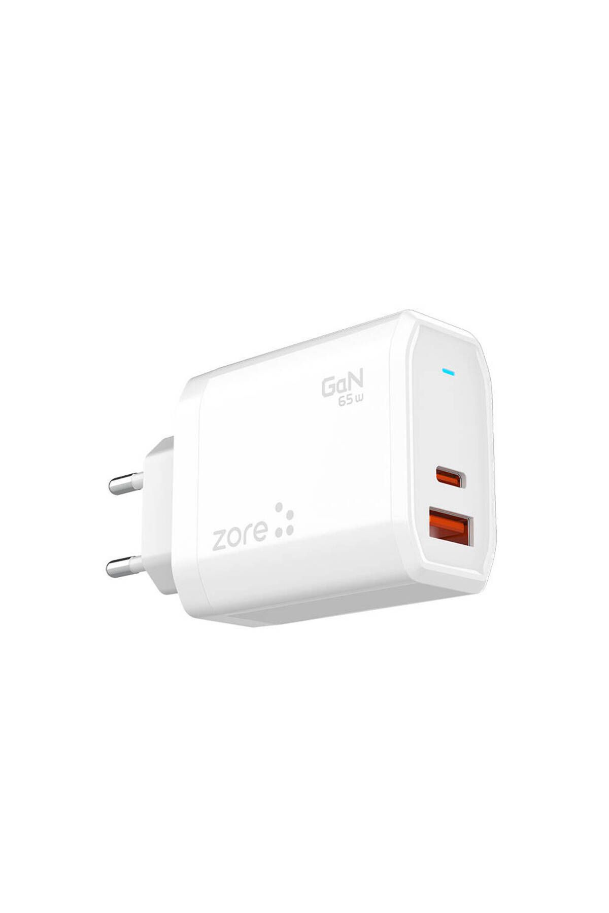 Sevela SVL Always-01 GaN Tech Type-C PD4.0 USB-A QC3.0 Hızlı Şarj Özellikli Seyahat Şarj Başlığı 65W - Bey