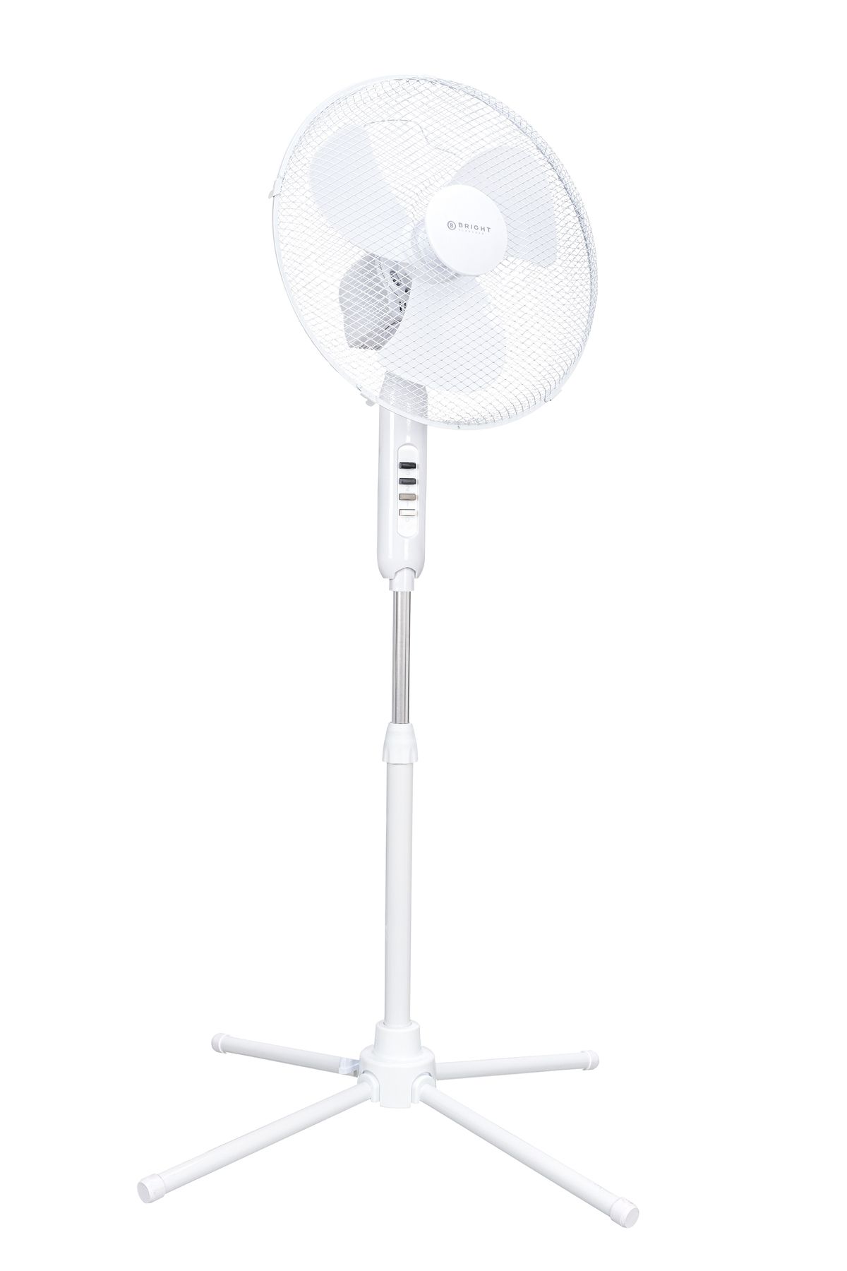 Bright Elegance Be-4116 16" Katlanabilir Ayaklı Standlı Vantilatör Beyaz