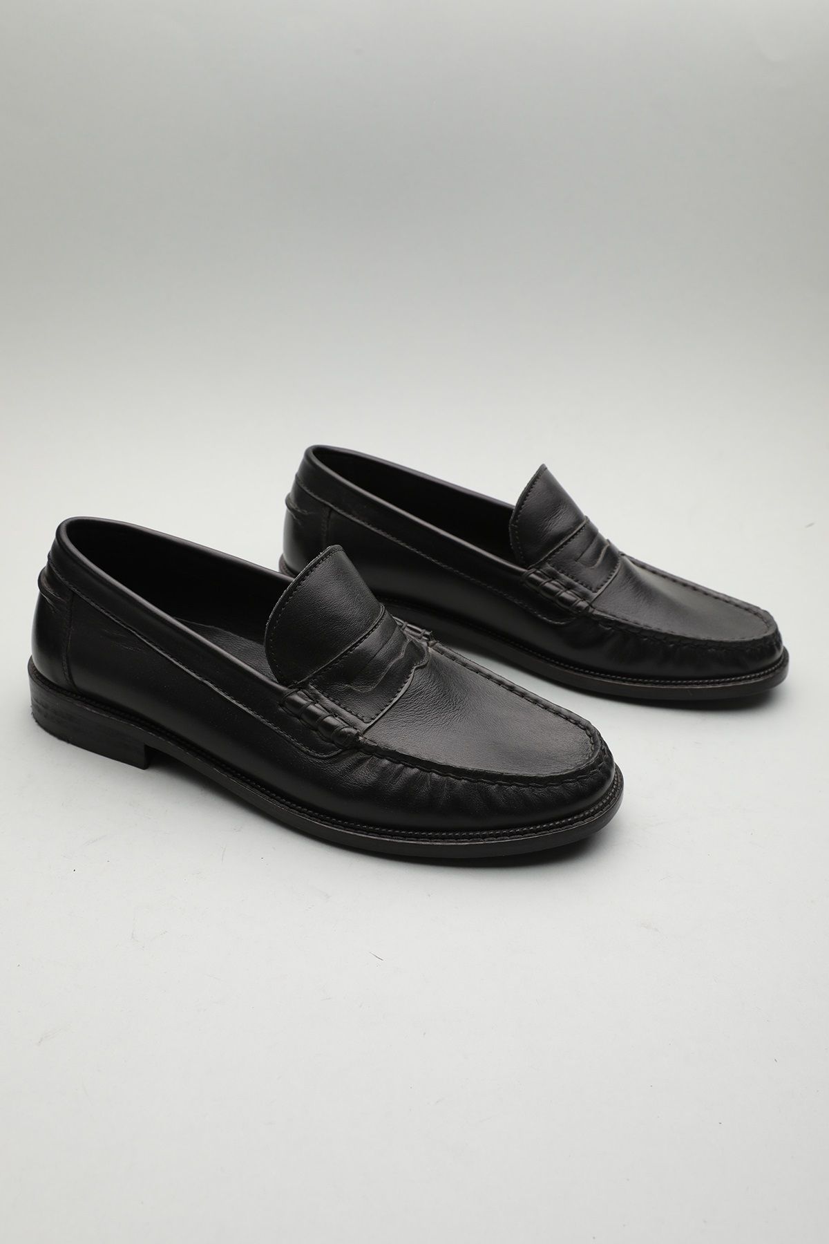 Gondol Erkek Hakiki Deri Klasik Loafer Siyah 40 ttx.601166