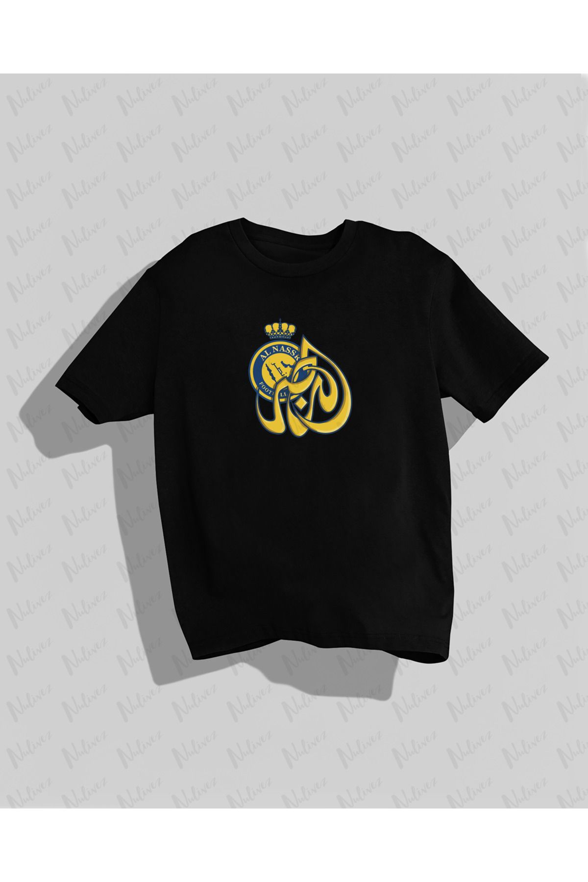 Nulivez AL-NASSR Tasarımı Baskılı Yüksek Kalite Kompakt Unisex Oversize T-Shirt