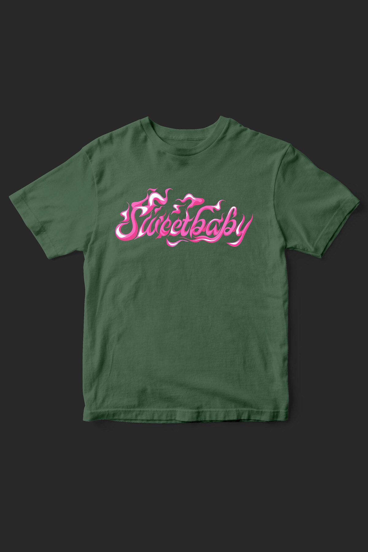 beloved.co sweet baby yazılı baskılı t-shirt