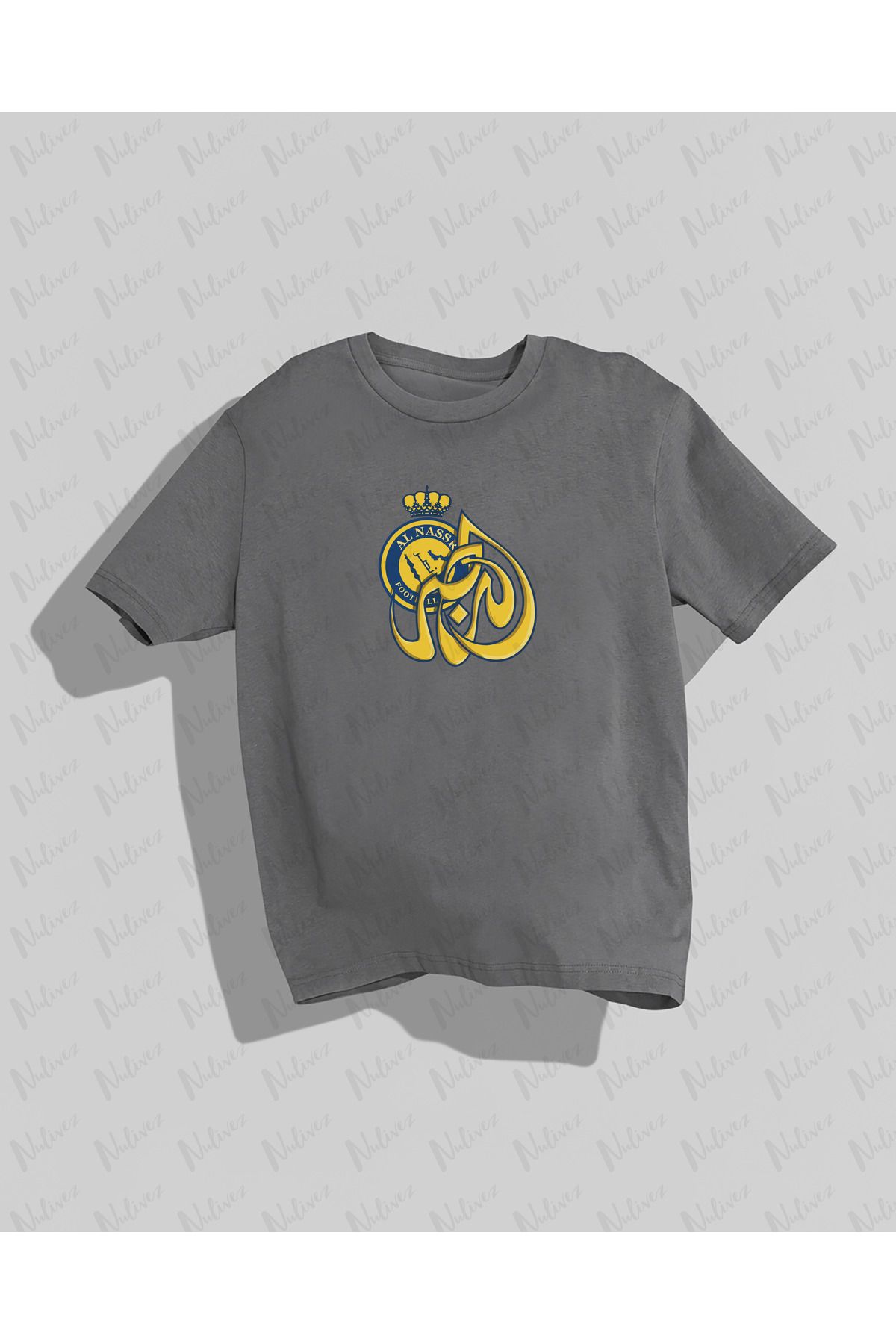 Nulivez AL-NASSR Tasarımı Baskılı Yüksek Kalite Kompakt Unisex Oversize T-Shirt