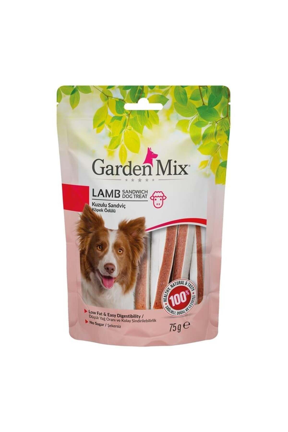 Gardenmix Garden Mix Kuzulu Sandviç Köpek Ödülü 75 Gr.