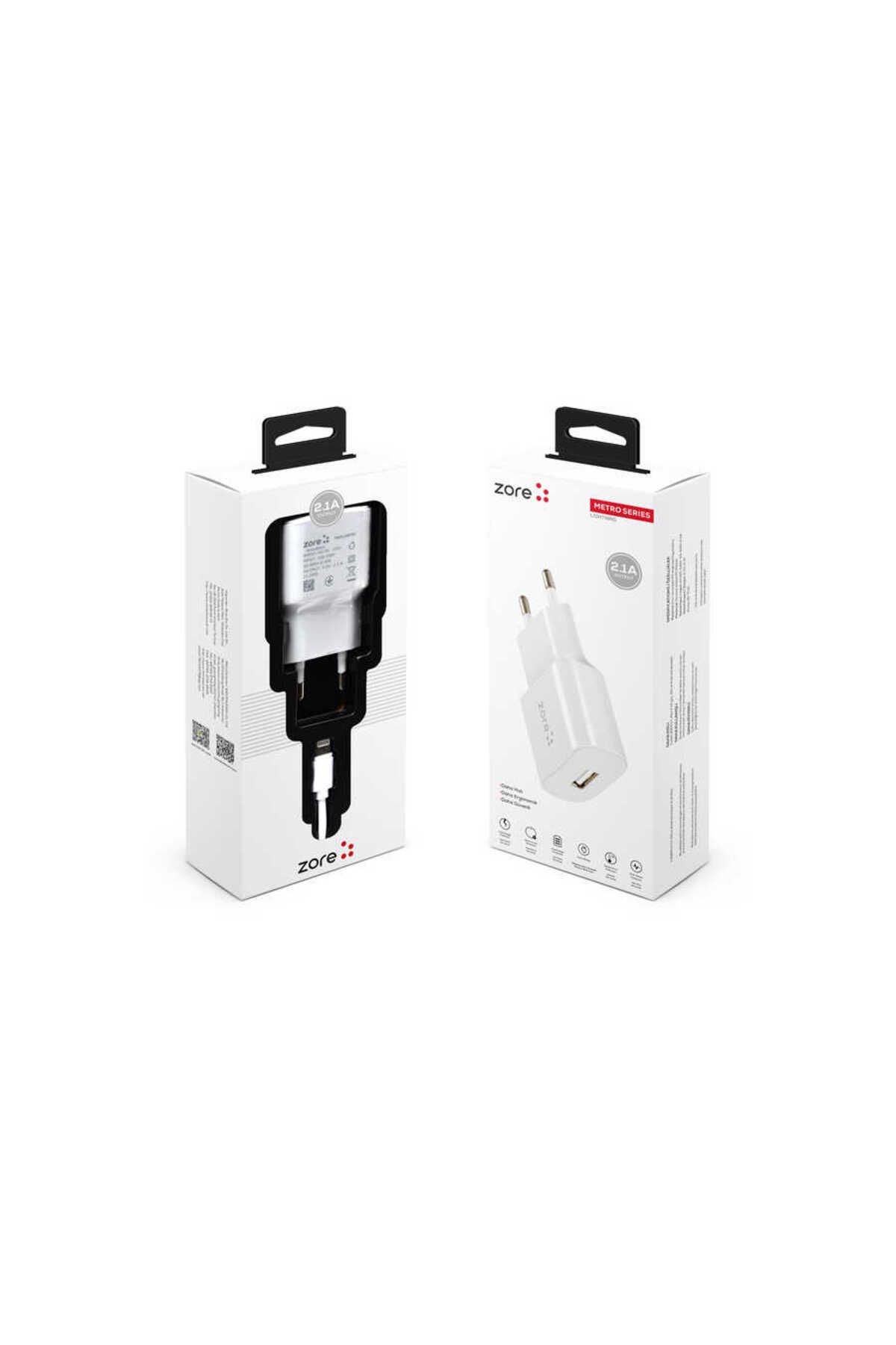 Sevela SVL Metro Serisi ZR-TC01 Lightning 2 in 1 Şarj Seti - Beyaz