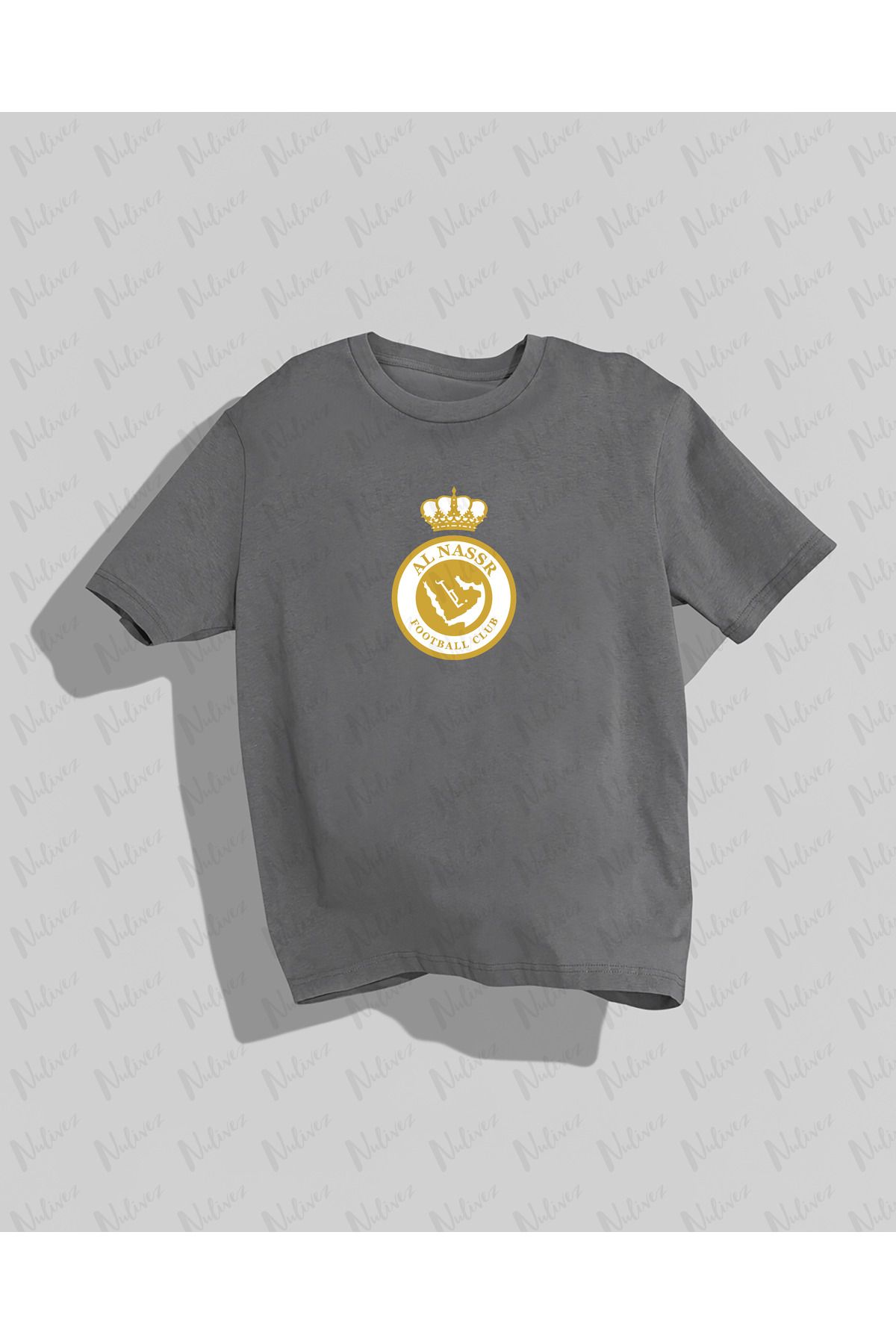 Nulivez AL-NASSR Tasarımı Baskılı Yüksek Kalite Kompakt Unisex Oversize T-Shirt