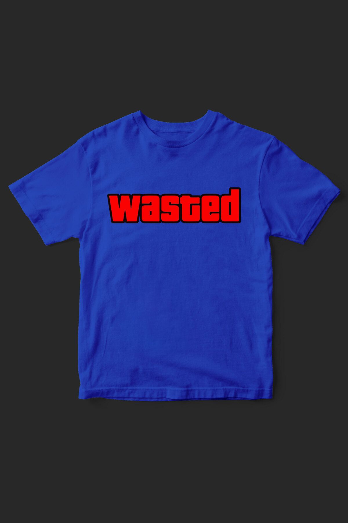 beloved.co wasted yazılı baskılı t-shirt