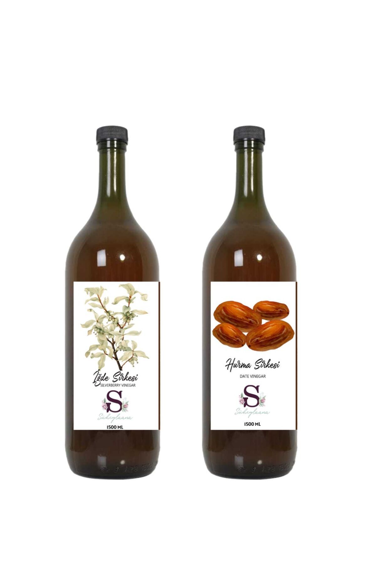 Süheylaana Doğal İğde Sirkesi 1500 Ml - Doğal Hurma Sirkesi 1500 Ml