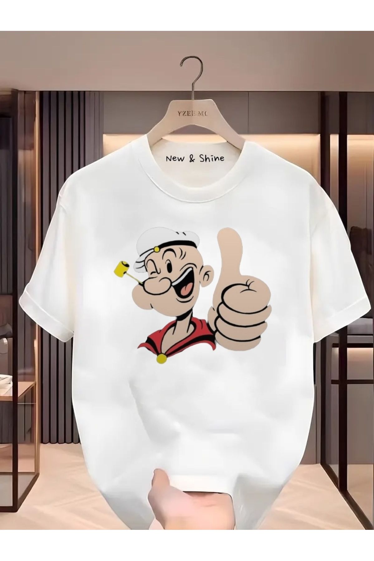New Shine Temel Reis Büyük Beden Oversize T-Shirt