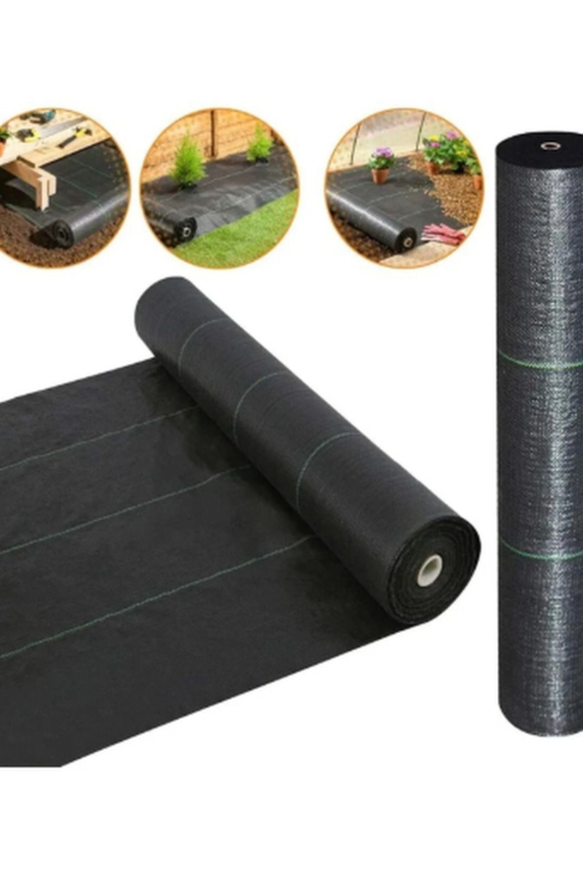 UĞURBATIN Taban Örtüsü 105cm X 20 Metre Sera Taban Örtüsü Jüt Taban Örtüsü Malçlama Örtüsü Yer Örtüsü