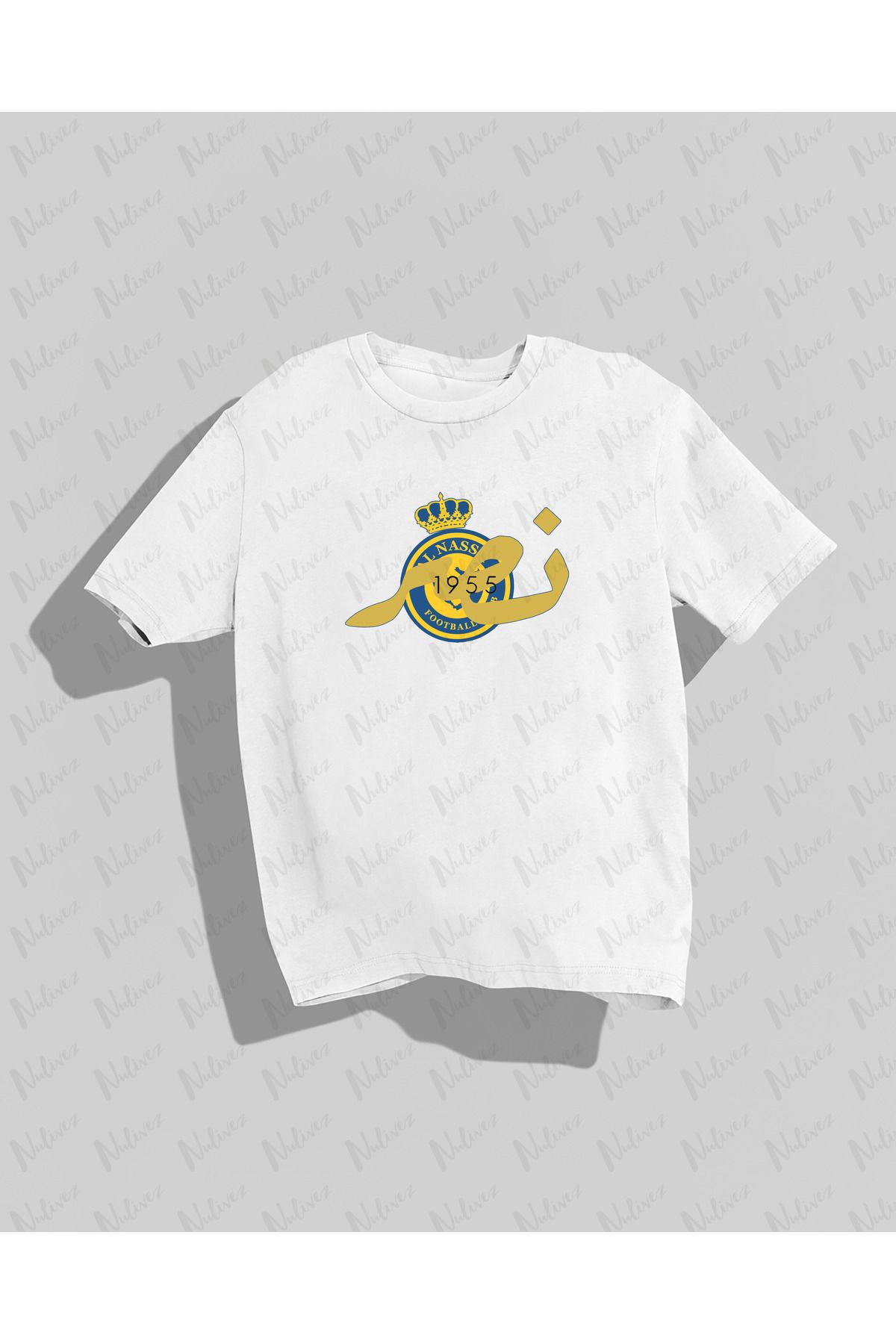 Nulivez AL-NASSR Tasarımı Baskılı Yüksek Kalite Kompakt Unisex Oversize T-Shirt