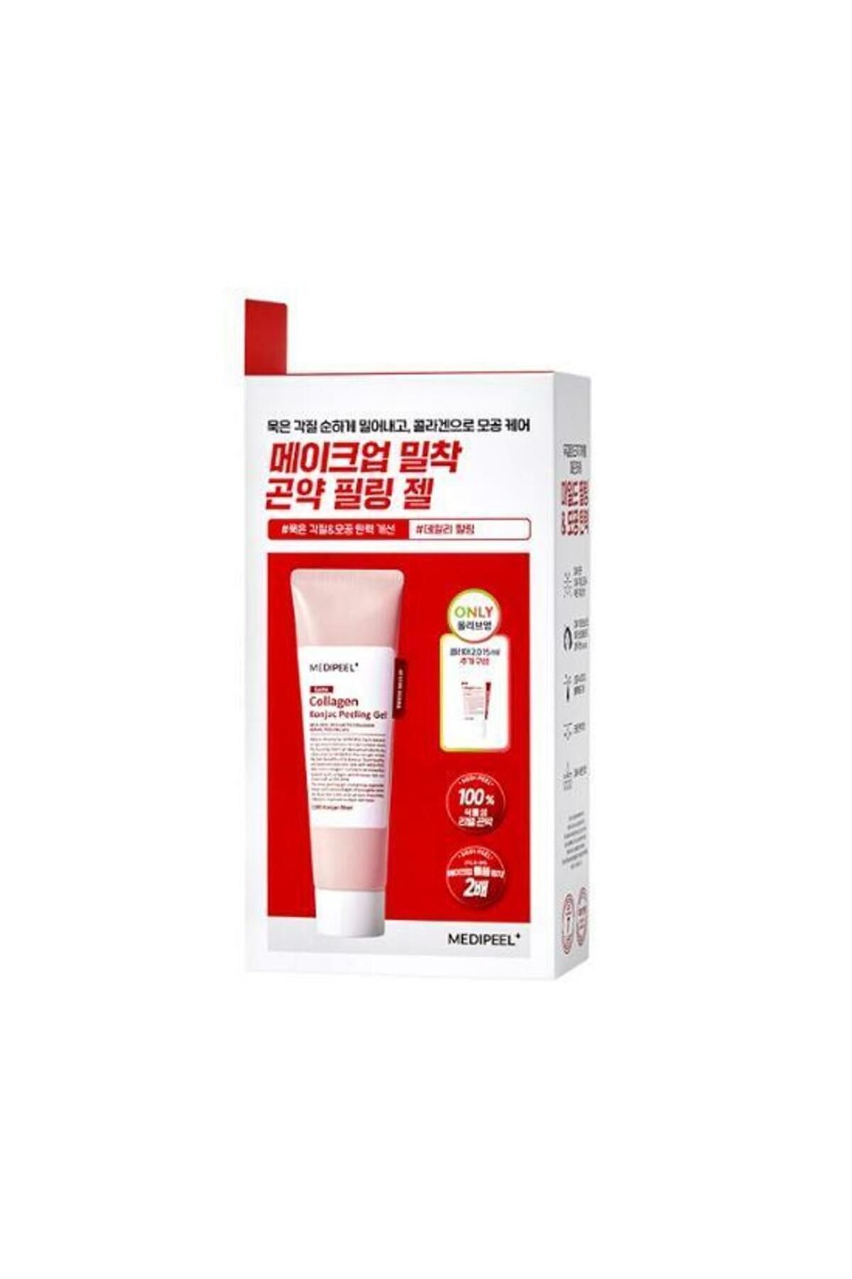 Medipeel MEDI-PEEL Kırmızı Lakto Kolajen Konjac Peeling Jeli 95mL +Kırmızı Lakto Köpük Temizleyici 15mL