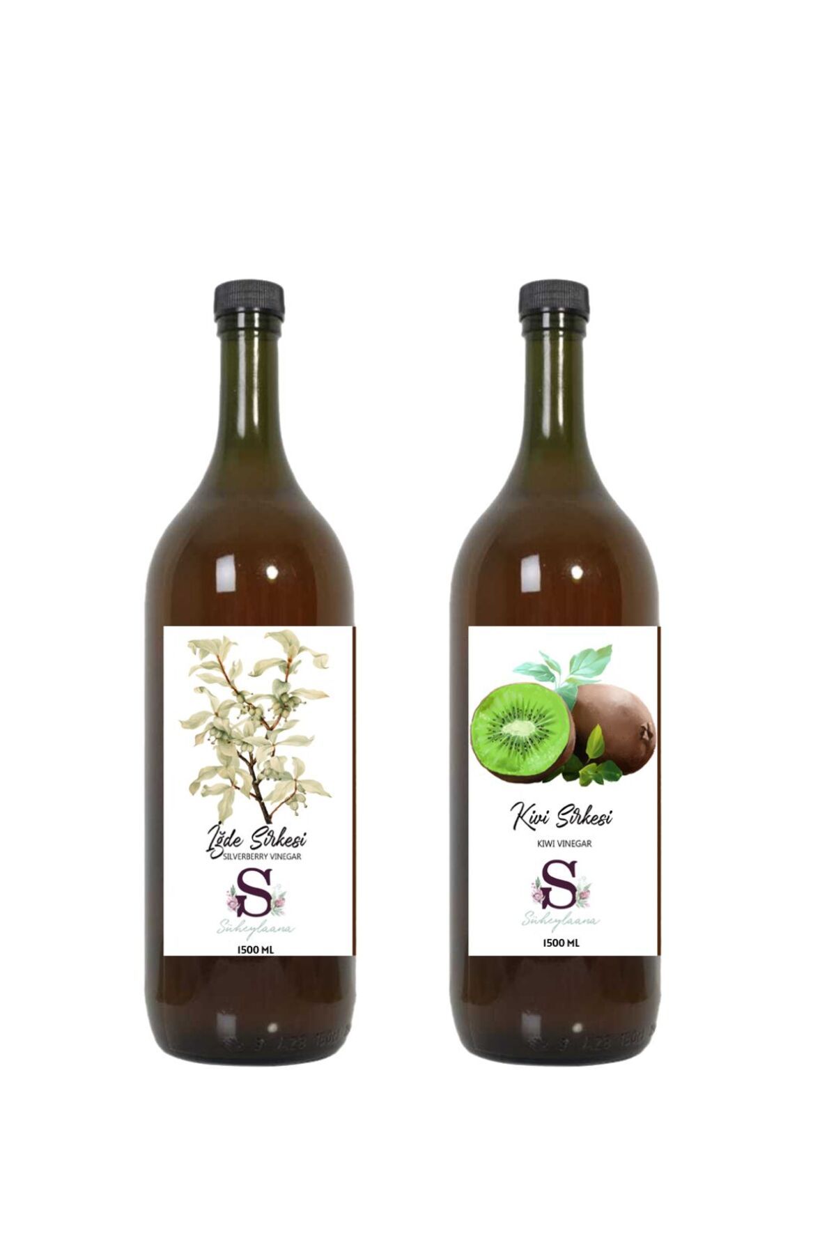 Süheylaana Doğal İğde Sirkesi 1500 Ml - Doğal Kivi Sirkesi 1500 Ml