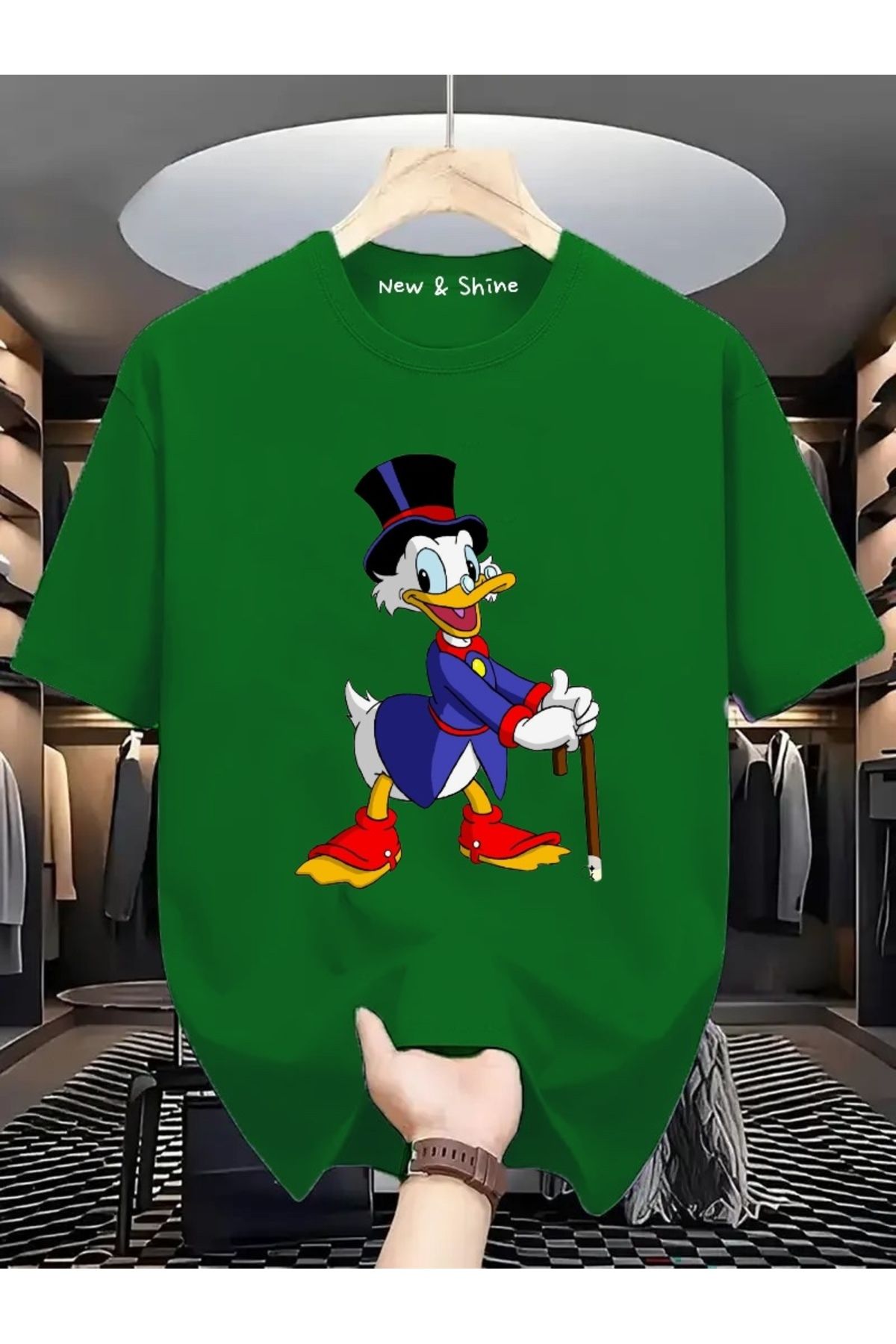 New Shine Uncle Duck Büyük Beden Oversize T-Shirt