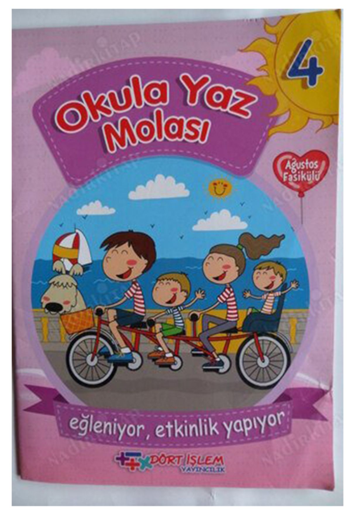 Yeni Müfredat Yayınları 4. Sınıf Okula Yaz Molası Haziran Temmuz Ağustos Fasikül ve Deneme Seti