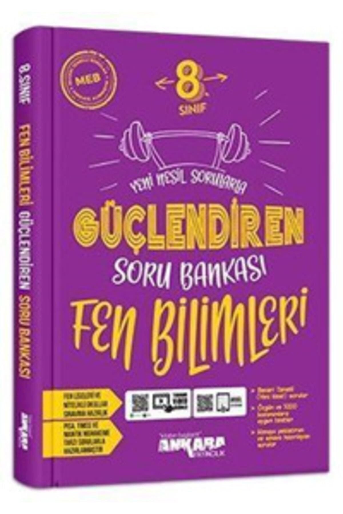 Ankara Yayıncılık 8. Sınıf Fen Bilimleri Soru Bankası Güçlendiren 9786052662366