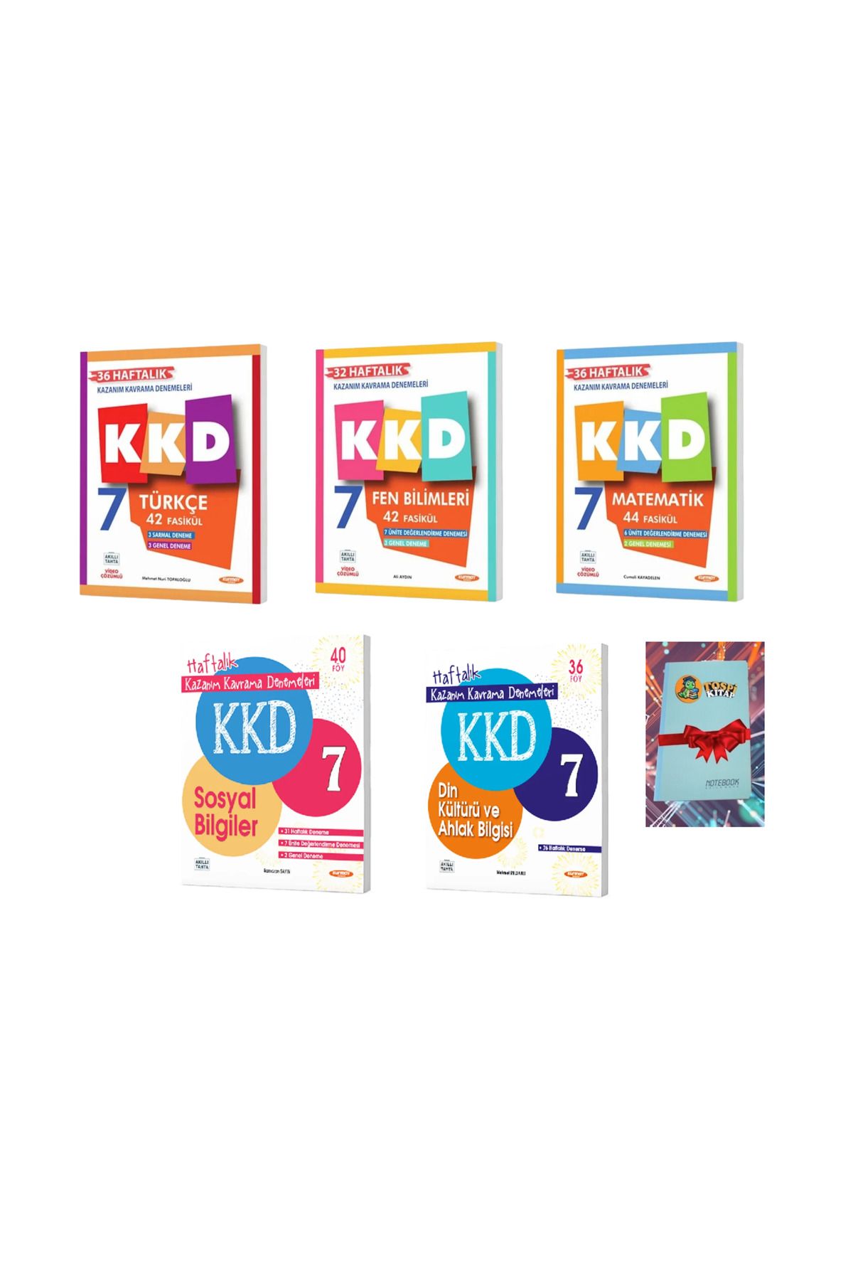 Fenomen Yayıncılık 7 FULL SETT Haftalık Kazanım Kavrama (DEFTER HEDİYE) ATG