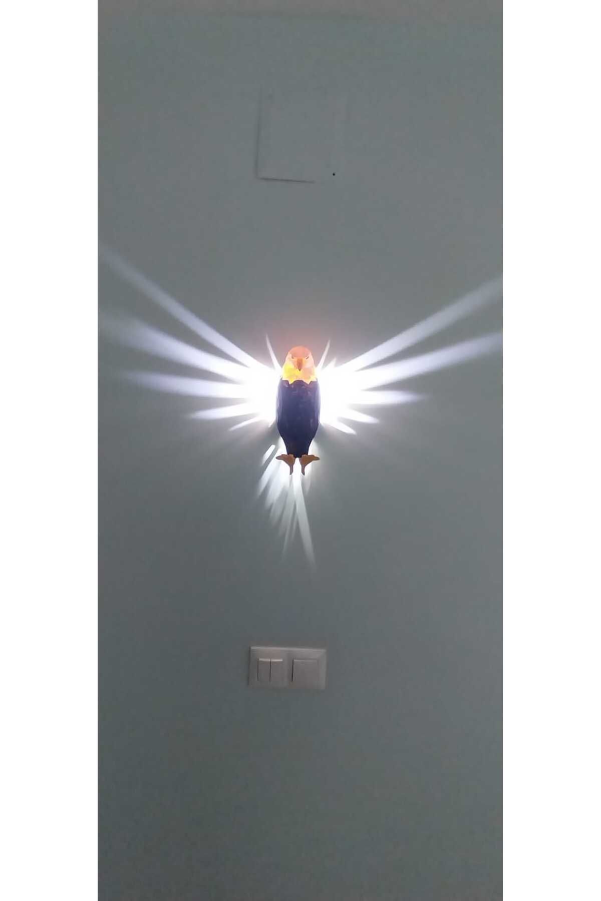 ÇınarETicaret KARTAL Gece Lambası ŞARJ EDİLEBİLİR 2400 Mah Lityum Pil ile birlikte gönderilmektedir.