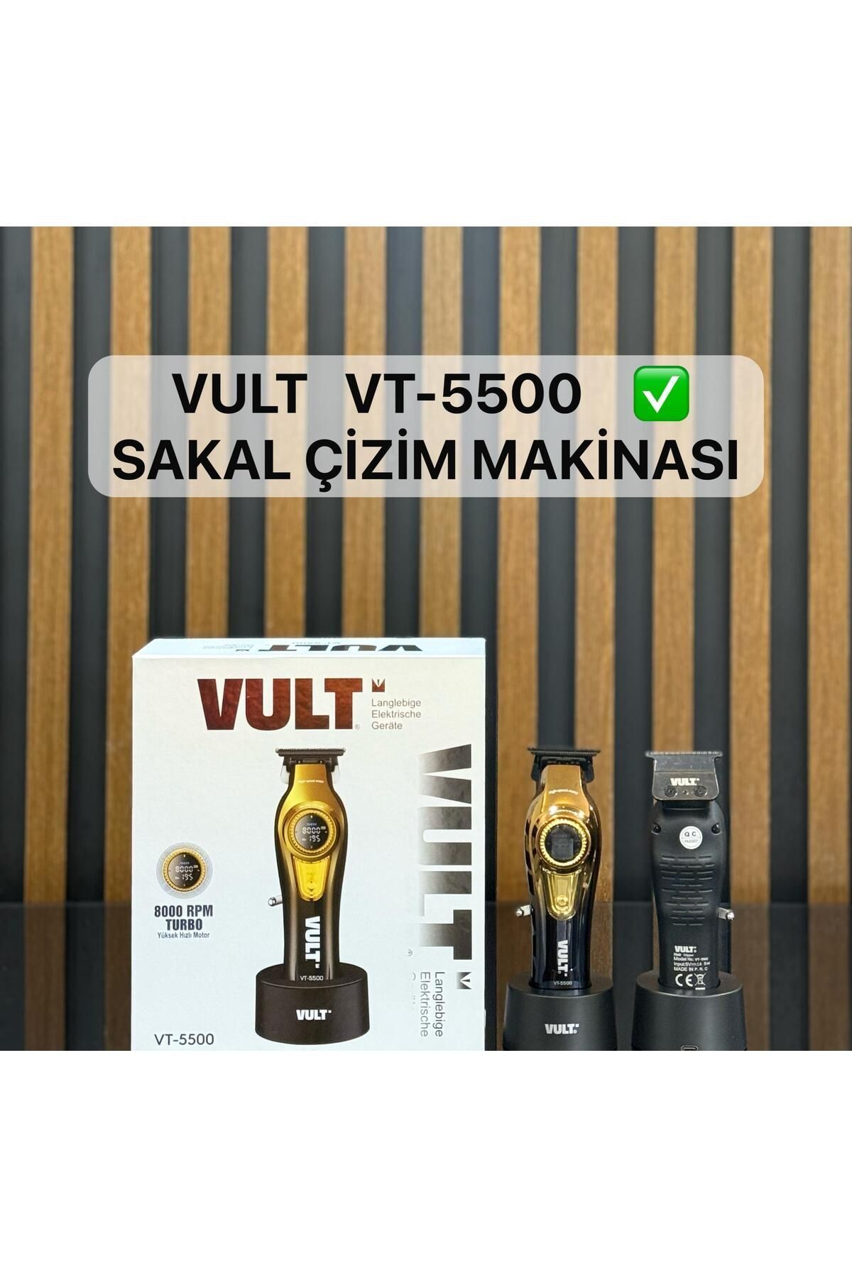 teknotrust VT-5500 profesyonel saç tıraş makinesi (Yeni)