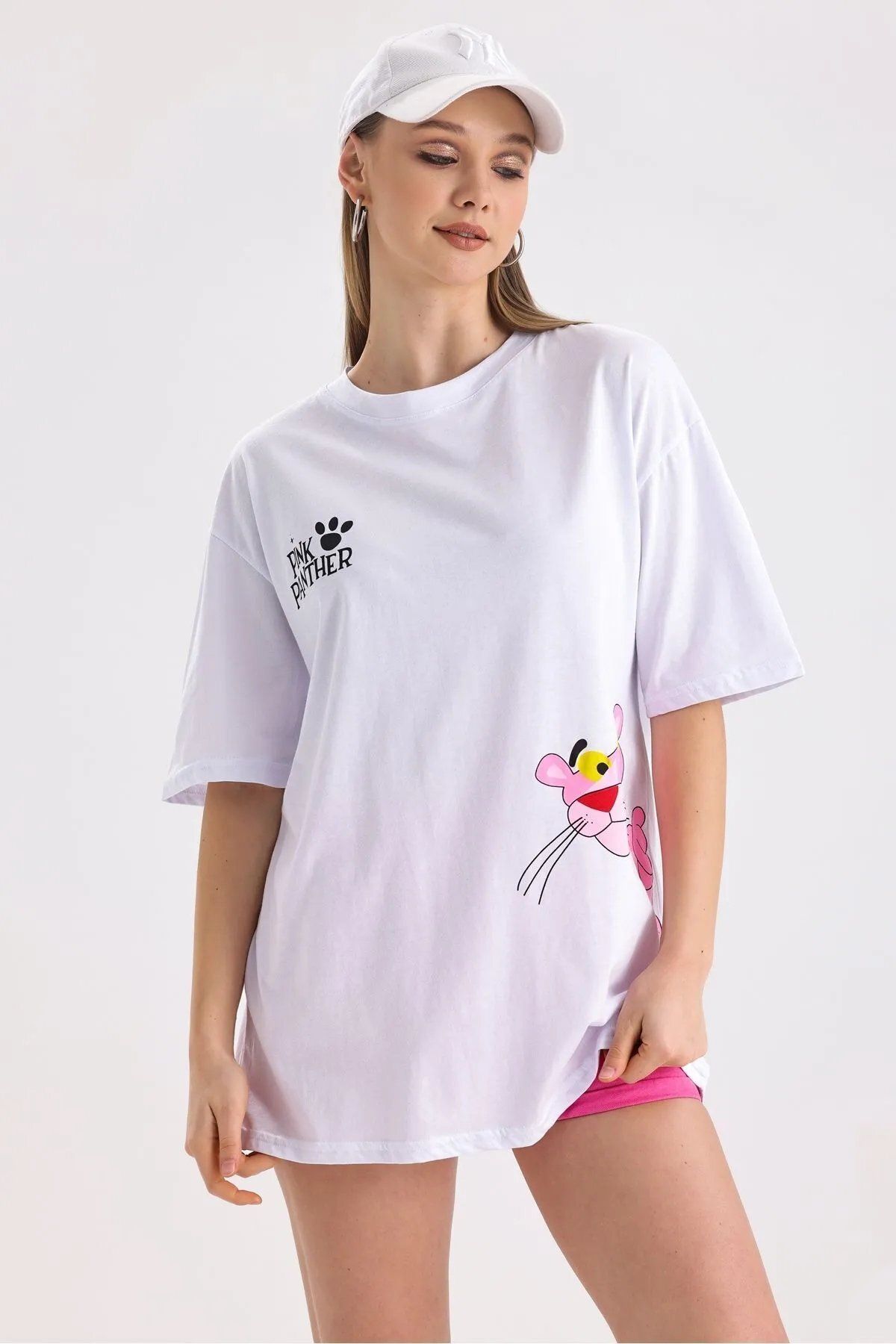 İKLİM LİFE Pink Panter Baskılı Tshirt