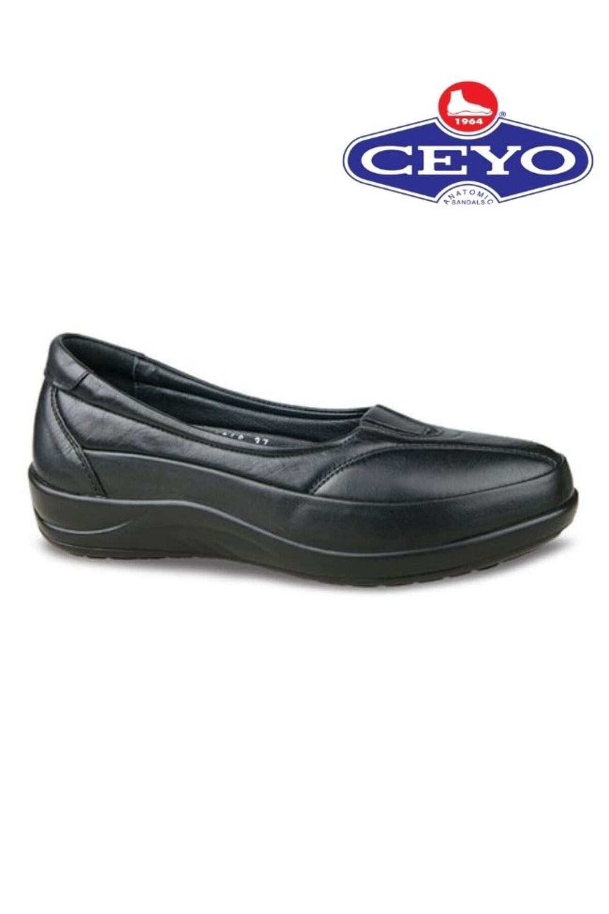 Ceyo Hakiki Deri Ortopedik Comfort Taban Kadın Günlük Ayakkabı